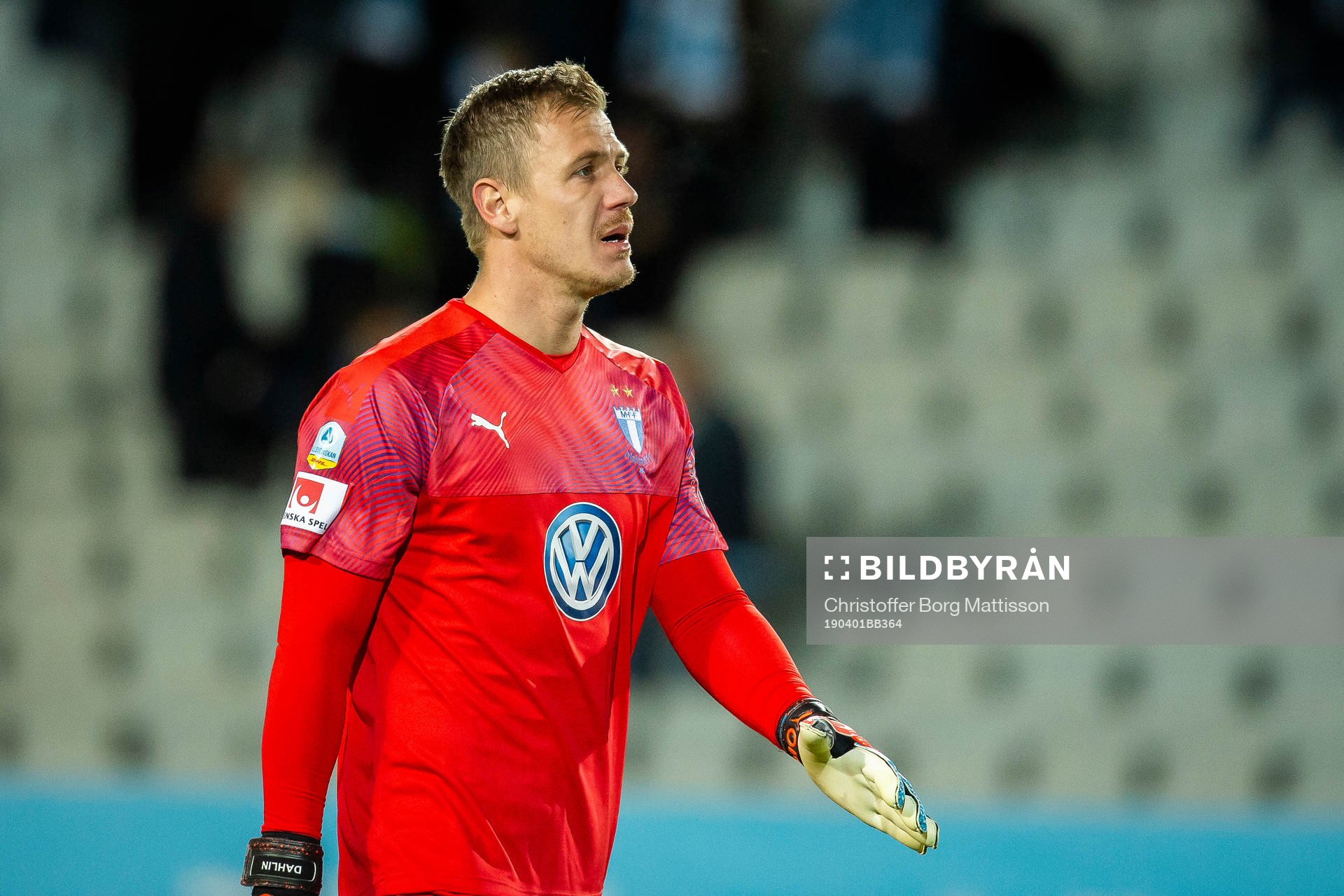 Malmö FFs Johan Dahlin deppar