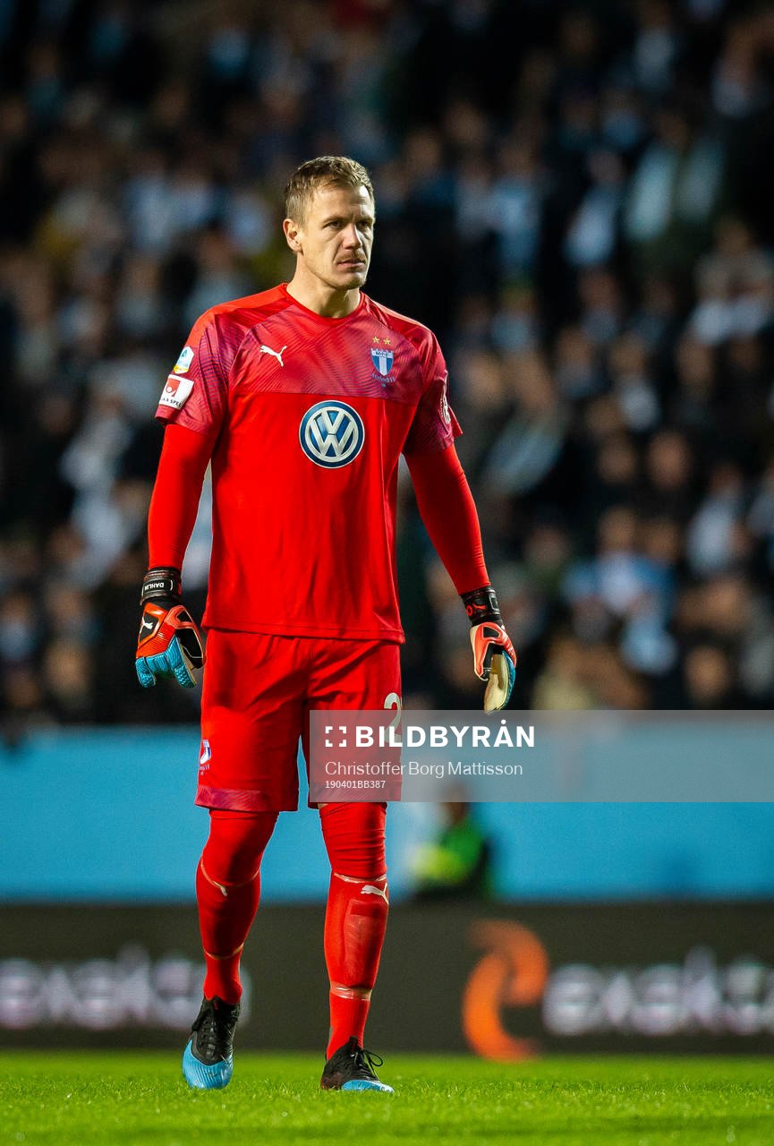 Malmö FFs Johan Dahlin deppar