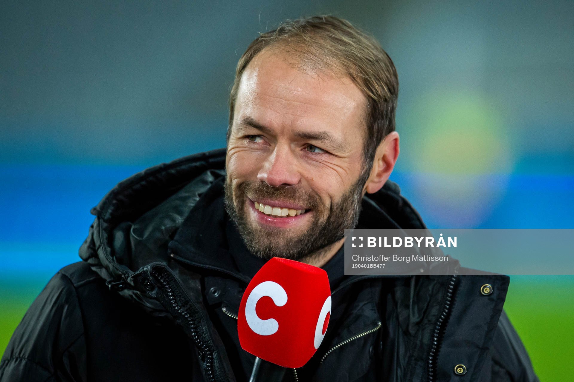 Häckens tränare Andreas Alm i tv-intervju med Cmore