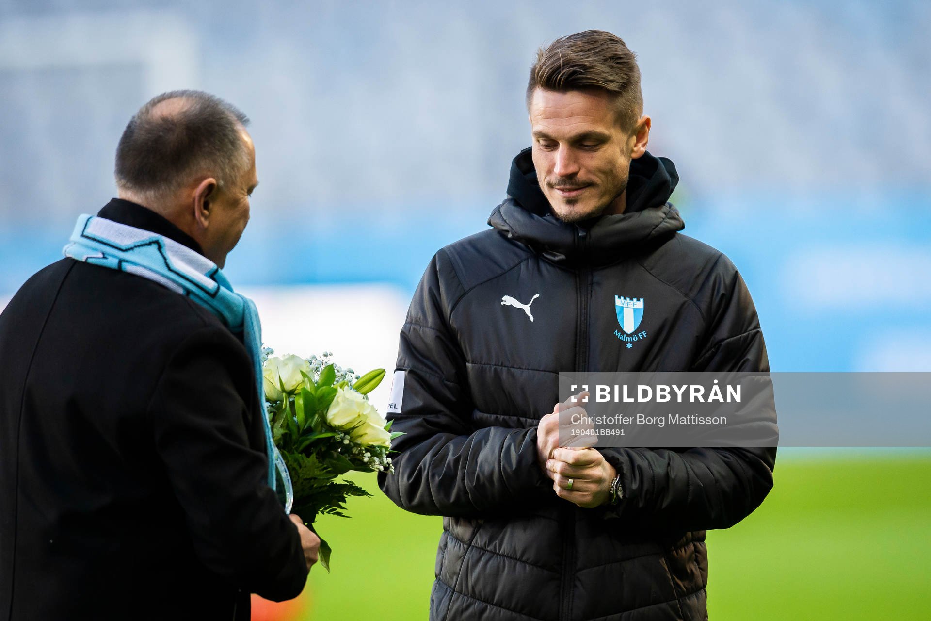 Malmö FFs Markus Rosenberg prisas