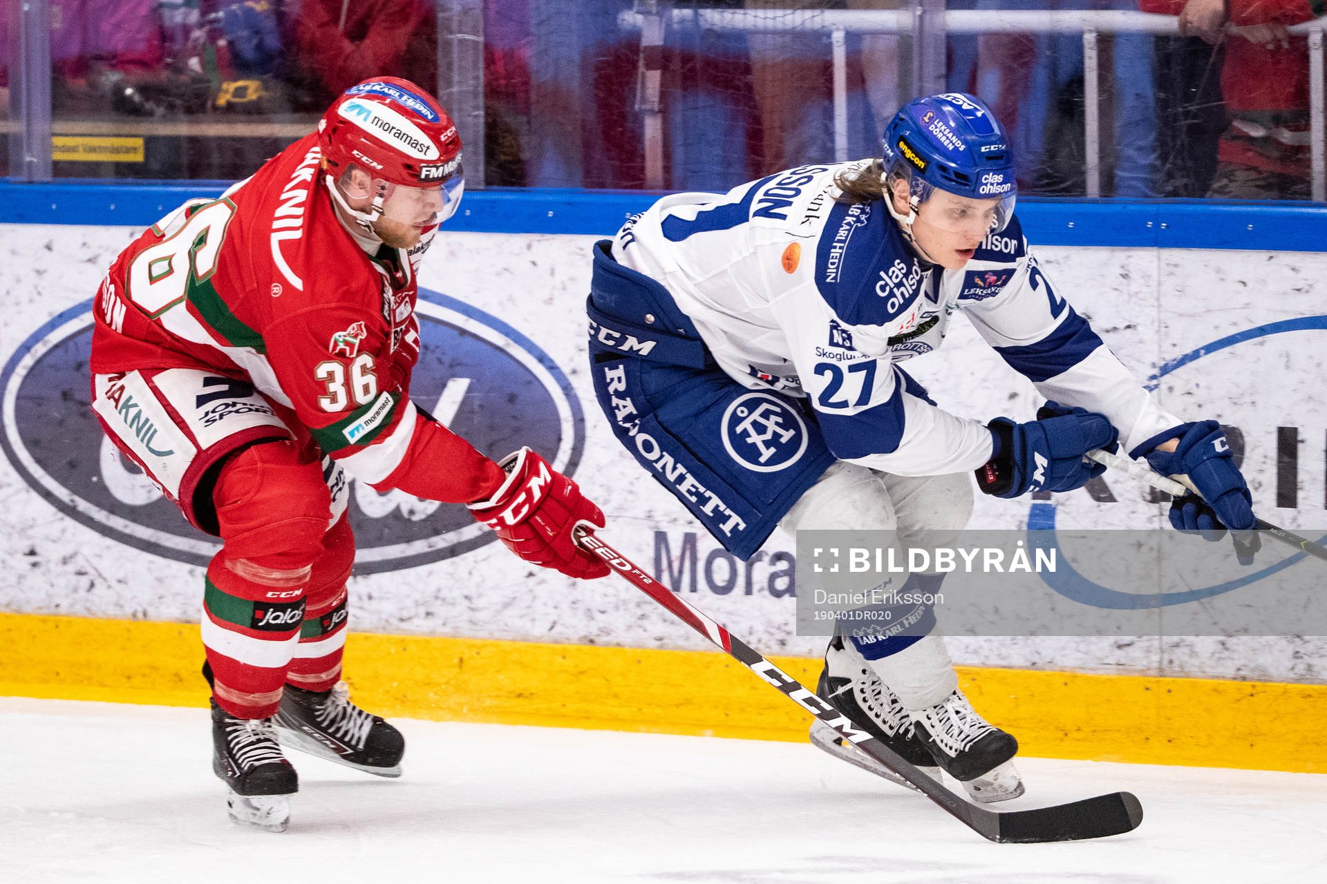 Moras Jonathan Carlsson och Leksands Anton Karlsson