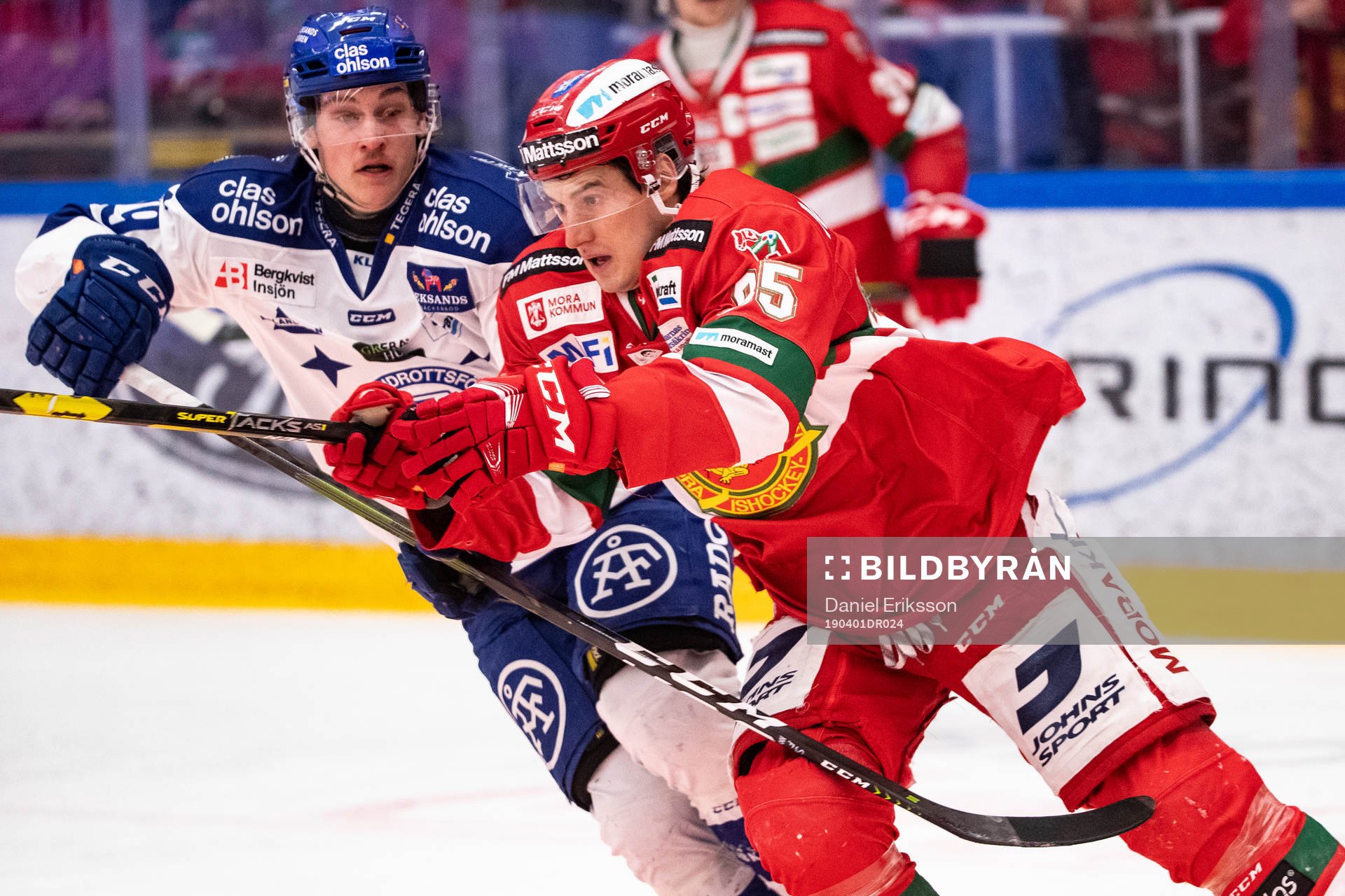 Moras Michael Haga och Leksands David Rundqvist