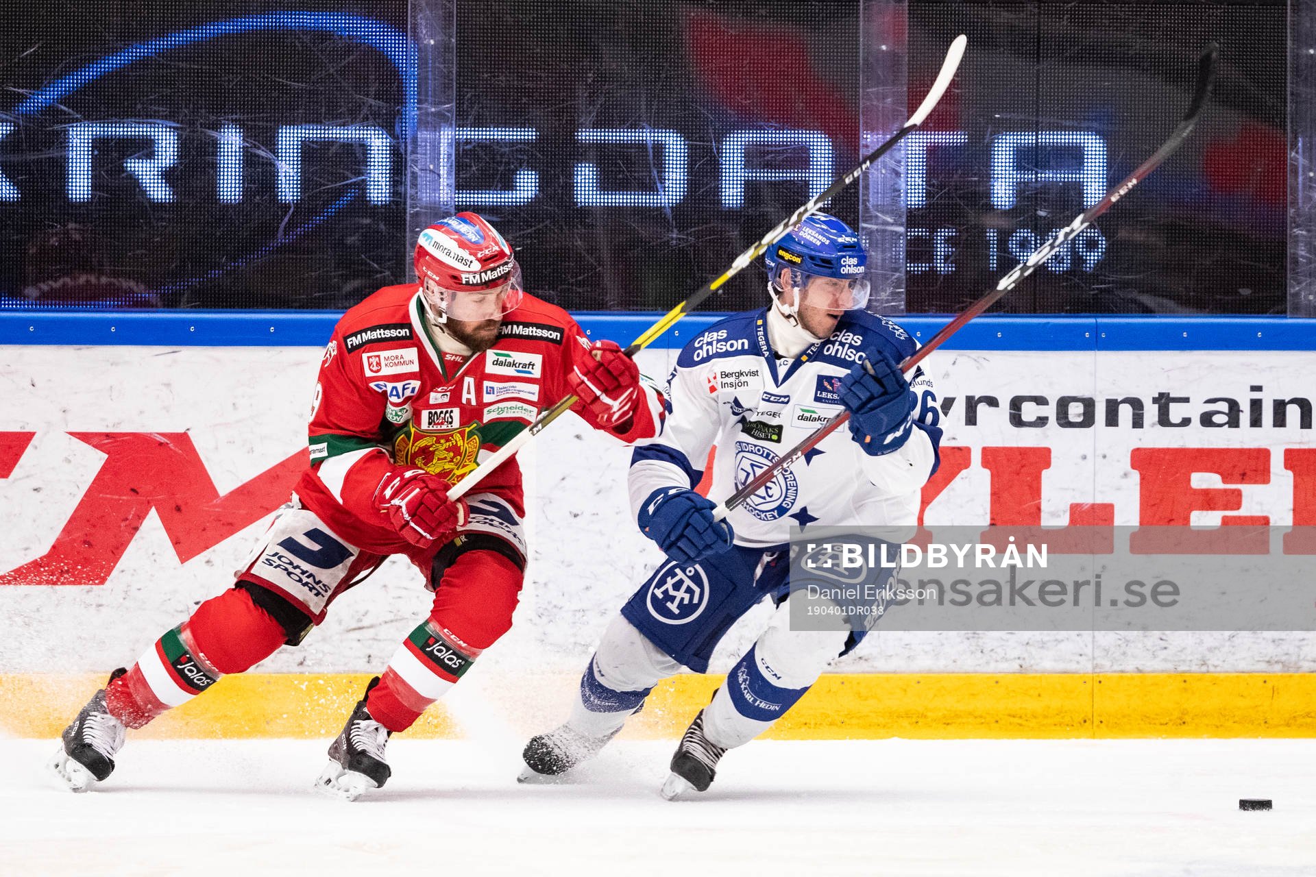 Moras Andrew Rowe och Leksands Kevin Schulze