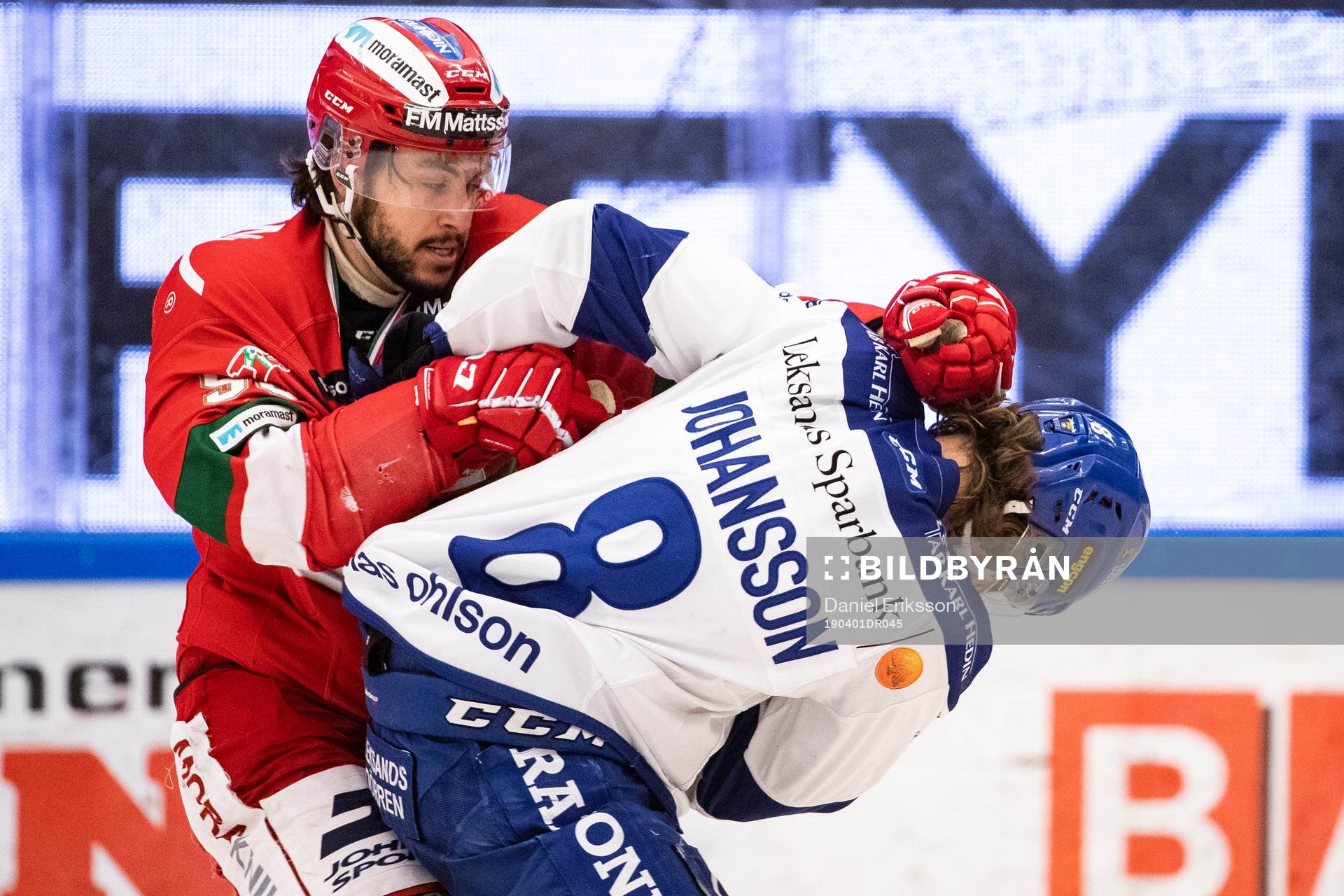 Moras Niki Petti och Leksands Filip Johansson