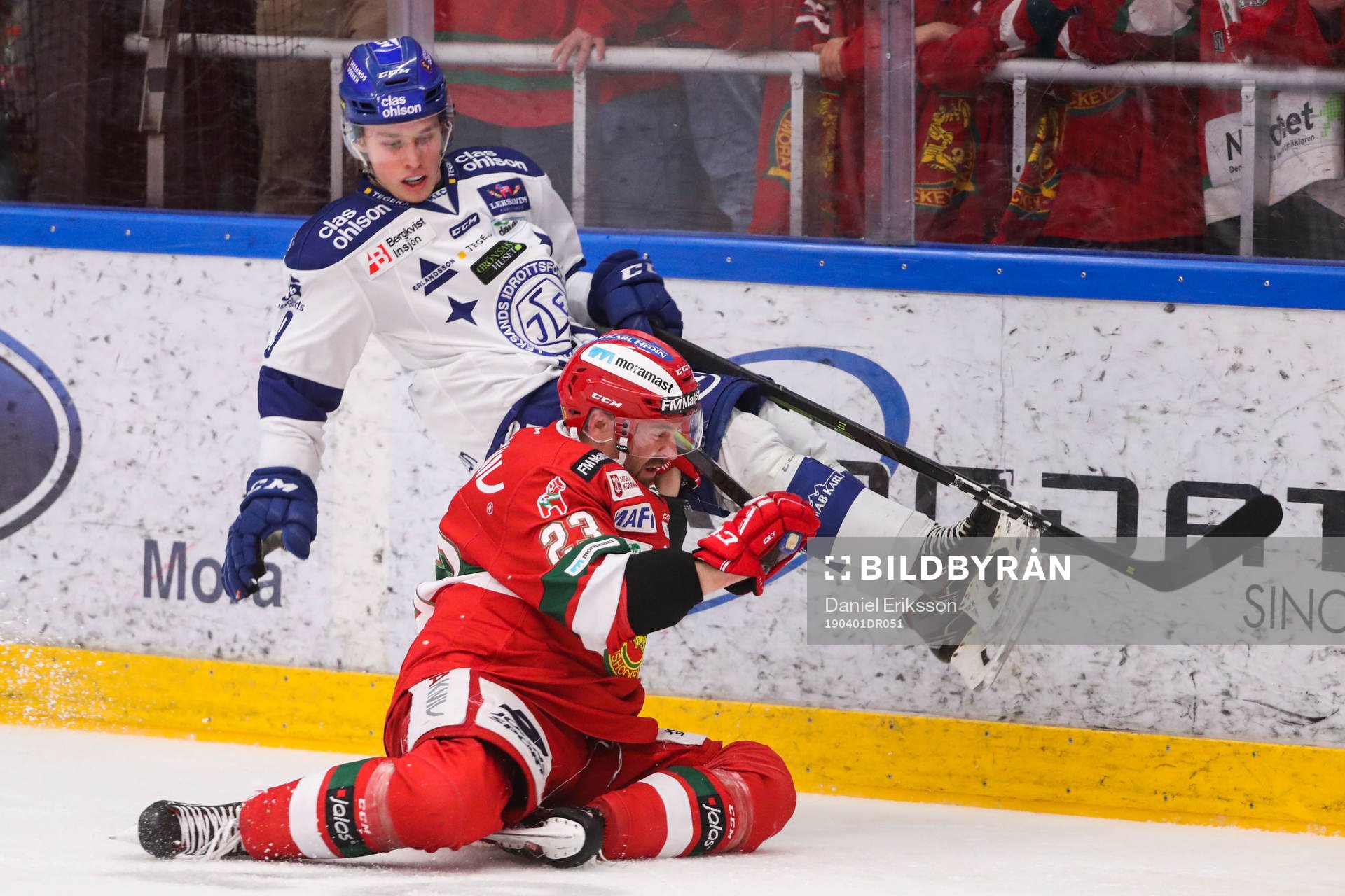 Leksands Marcus Karlberg och Moras Tomas Skogs