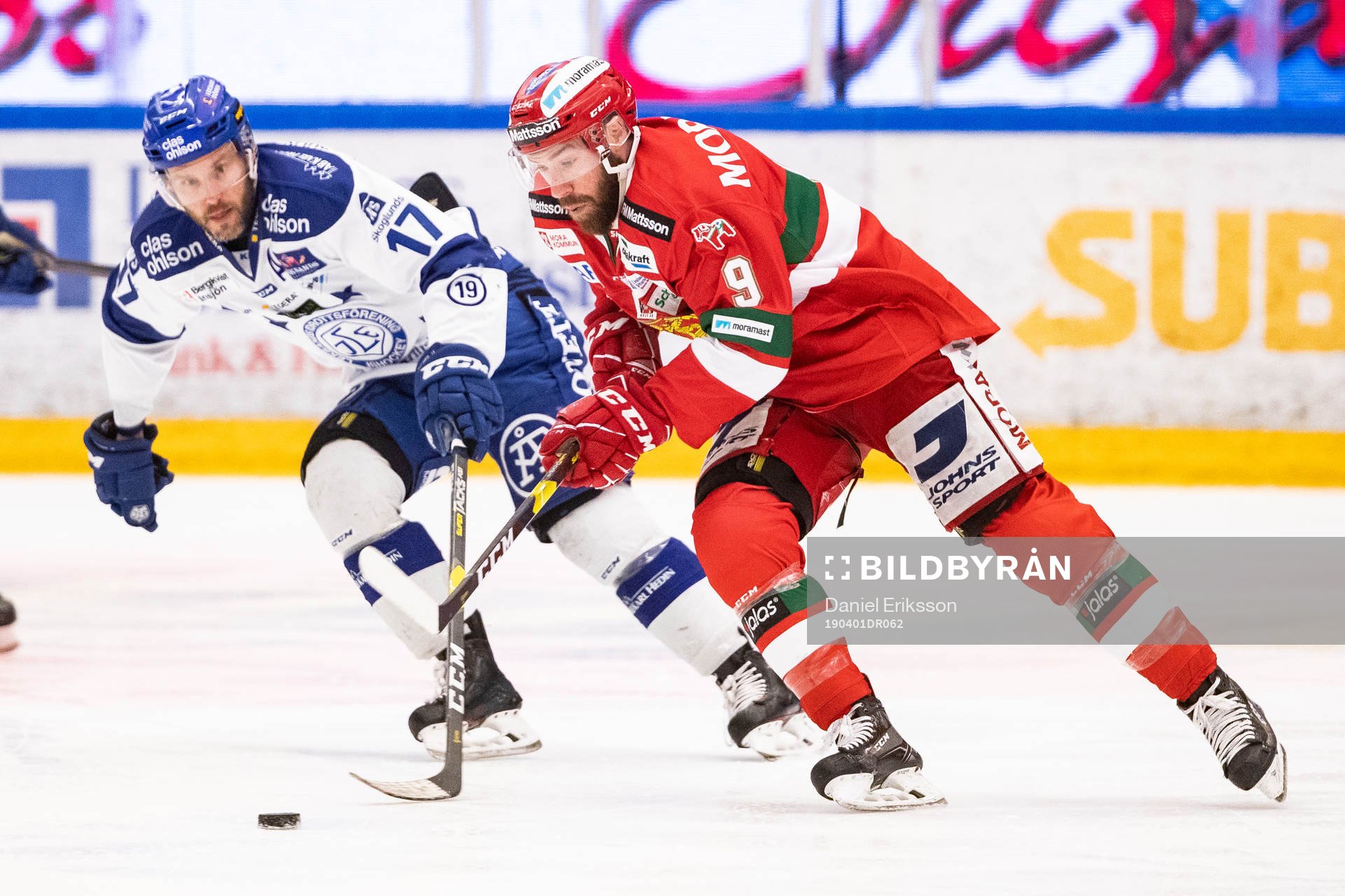 Leksands Jesper Ollas och Moras Andrew Rowe