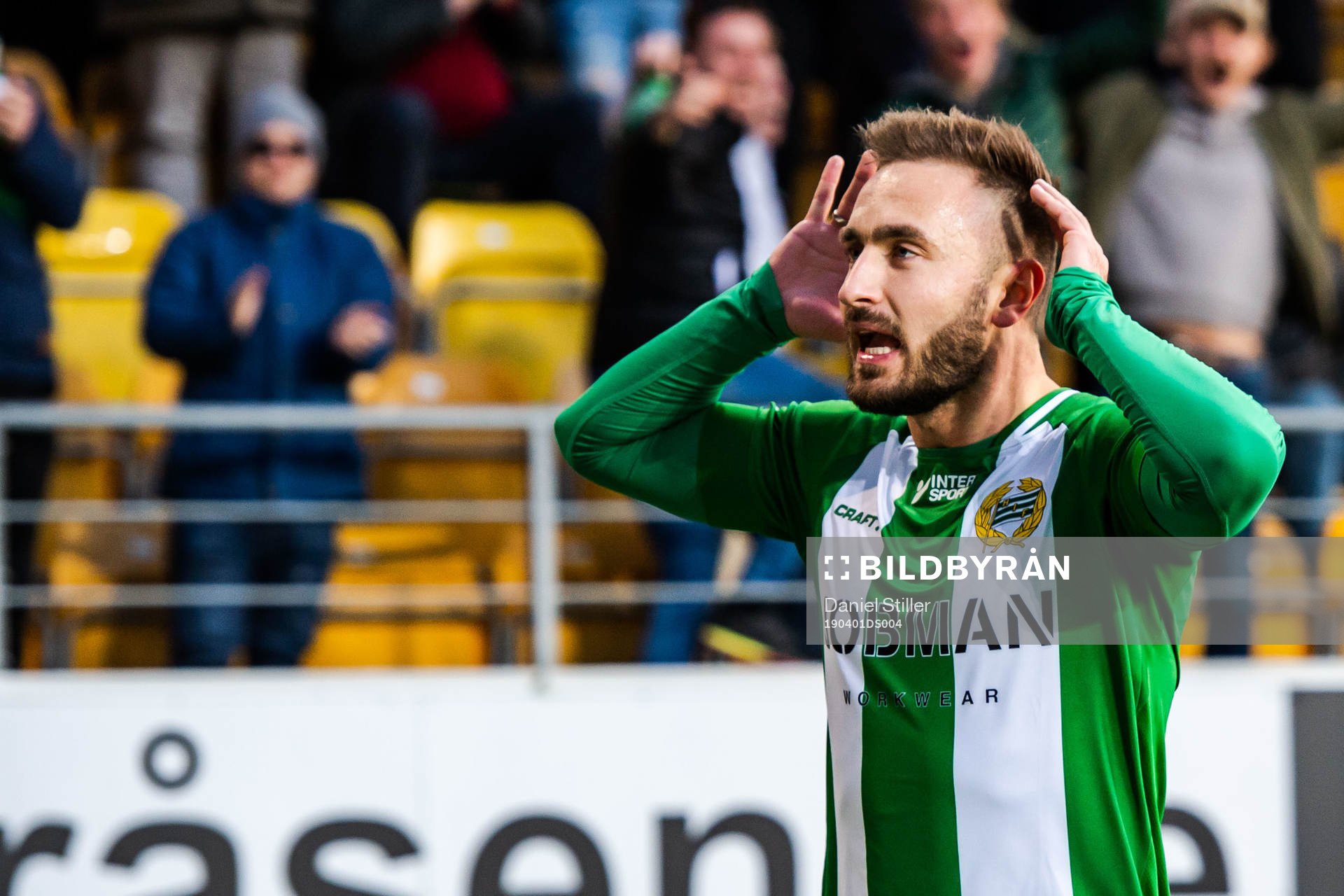 Hammarbys Muamer Tankovic jublar