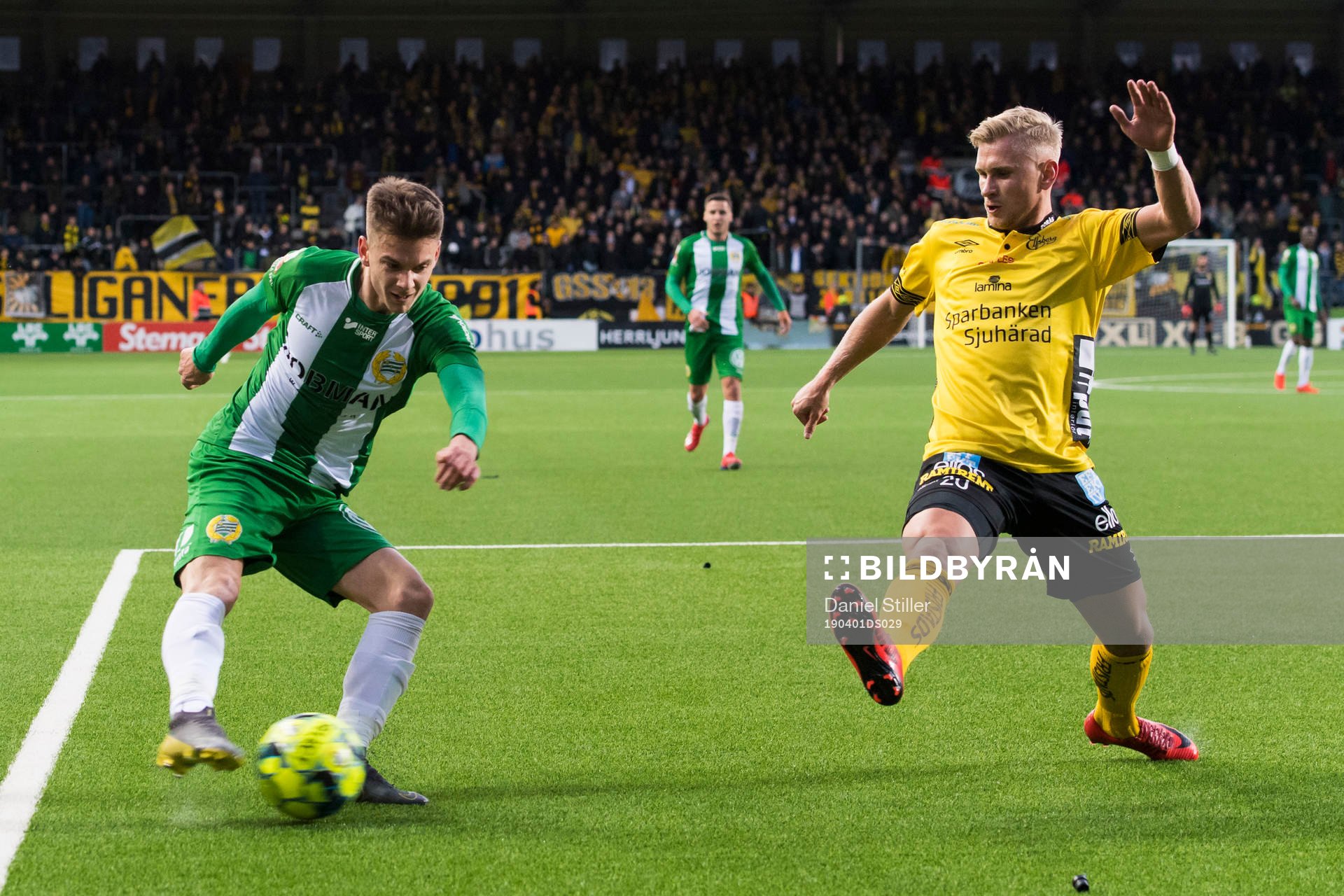 Hammarbys Alexander Kacaniklic och Elfsborgs Simon Strand