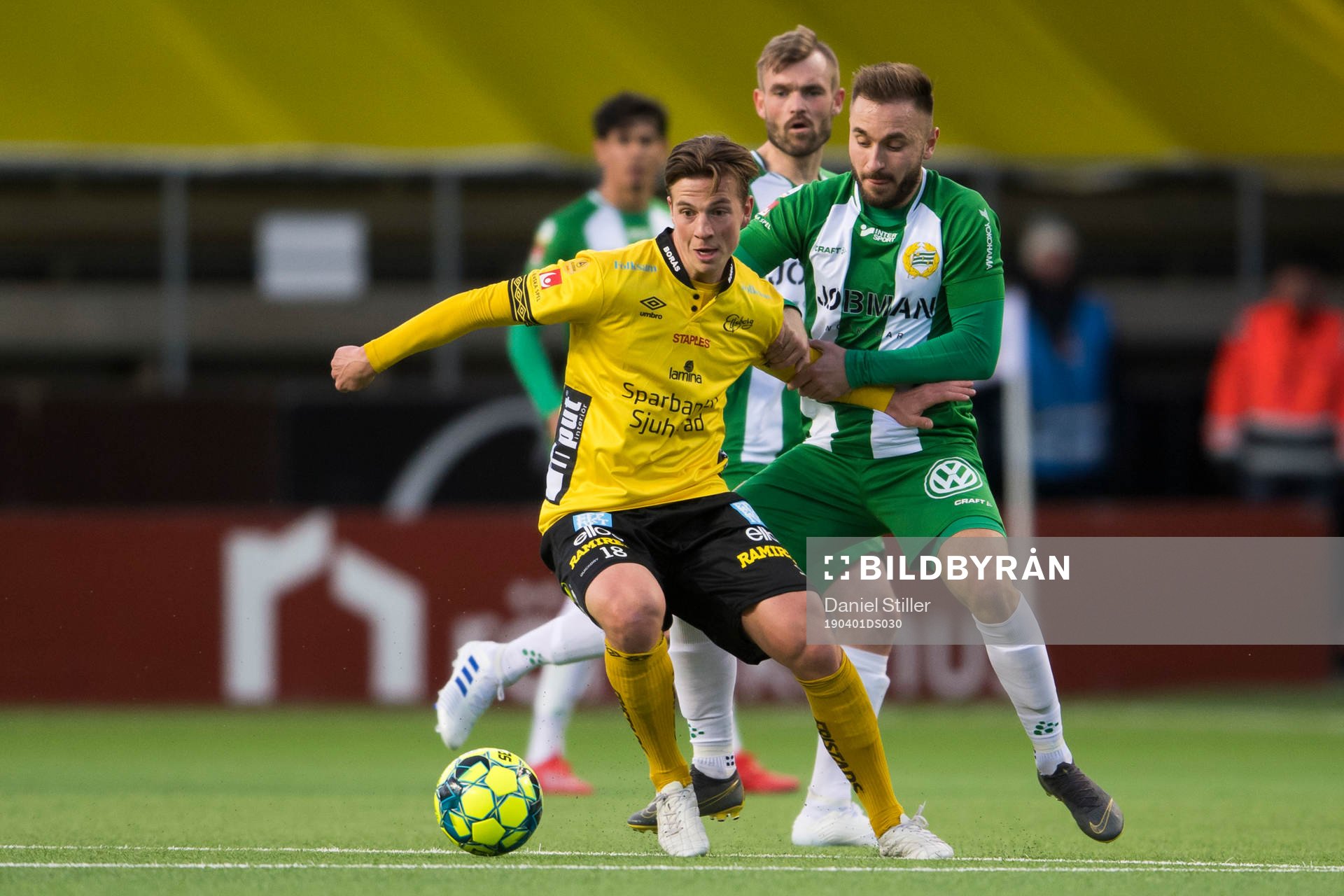 Elfsborgs Simon Olsson och Hammarbys Muamer Tankovic
