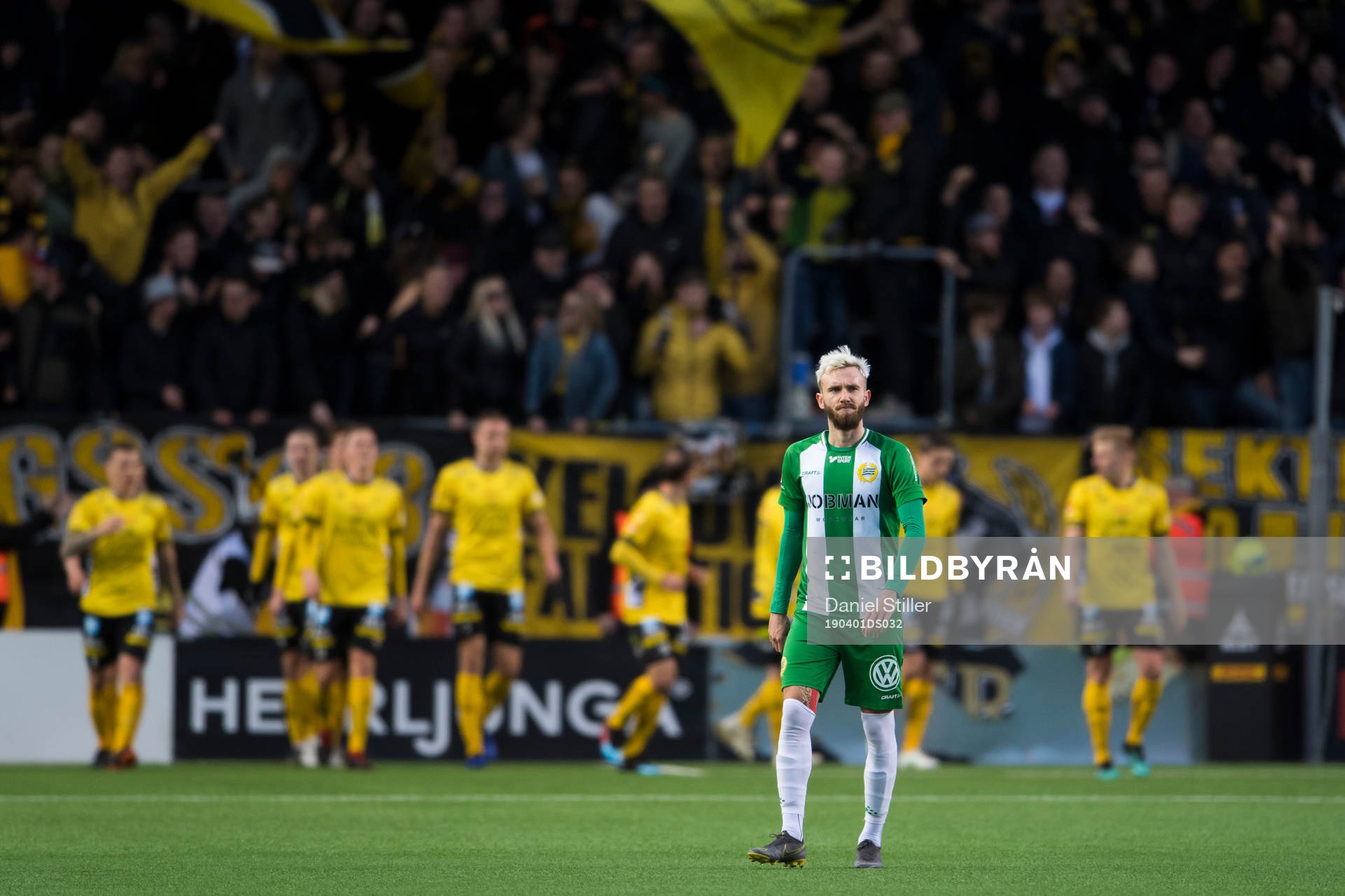 Hammarbys Simon Sandberg deppar