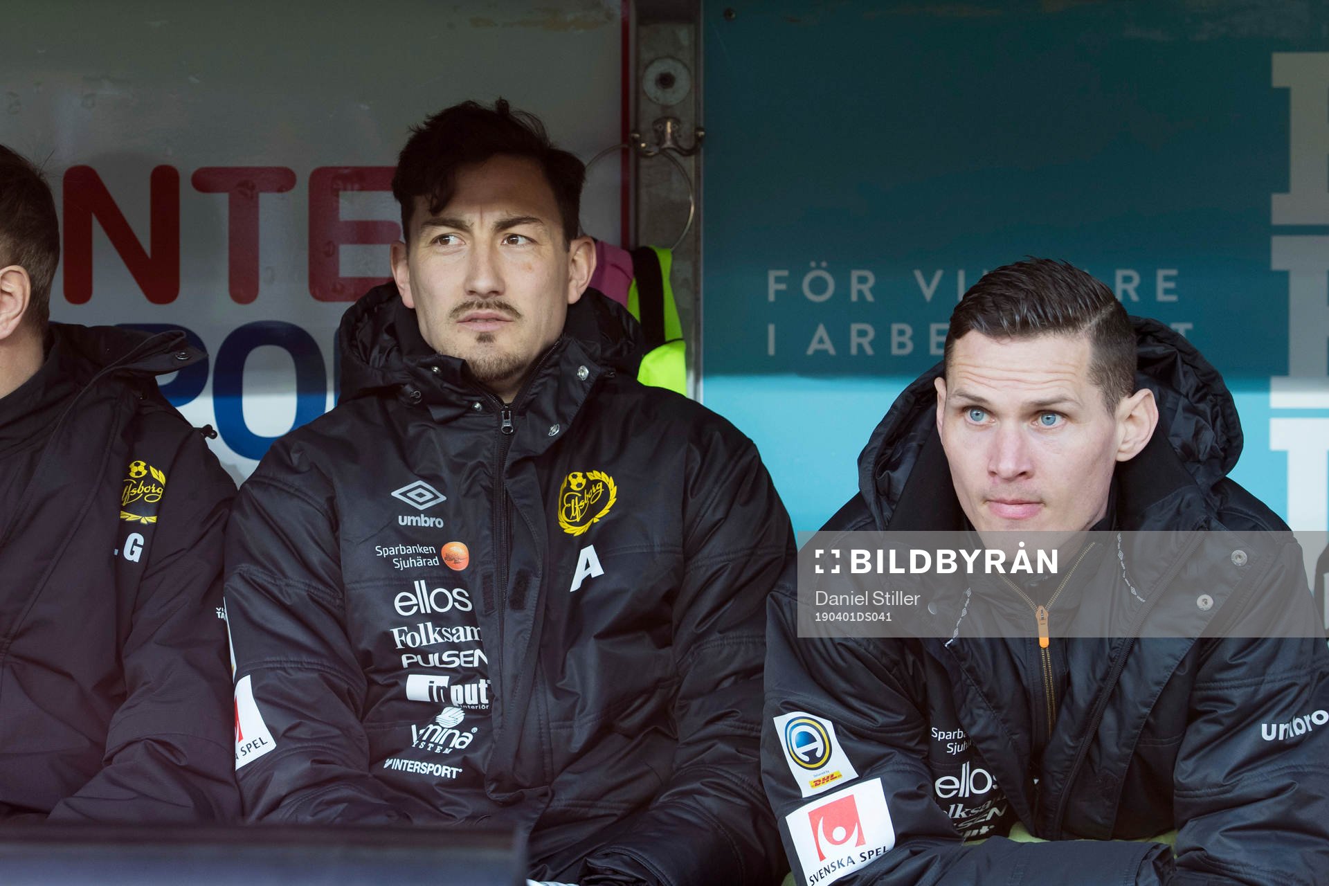 Elfsborgs Stefan Ishizaki och Jon Jönsson på bänken