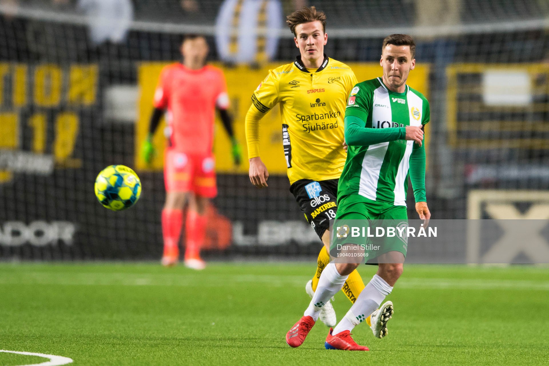 Hammarbys Jeppe Andersen och Elfsborgs Simon Olsson