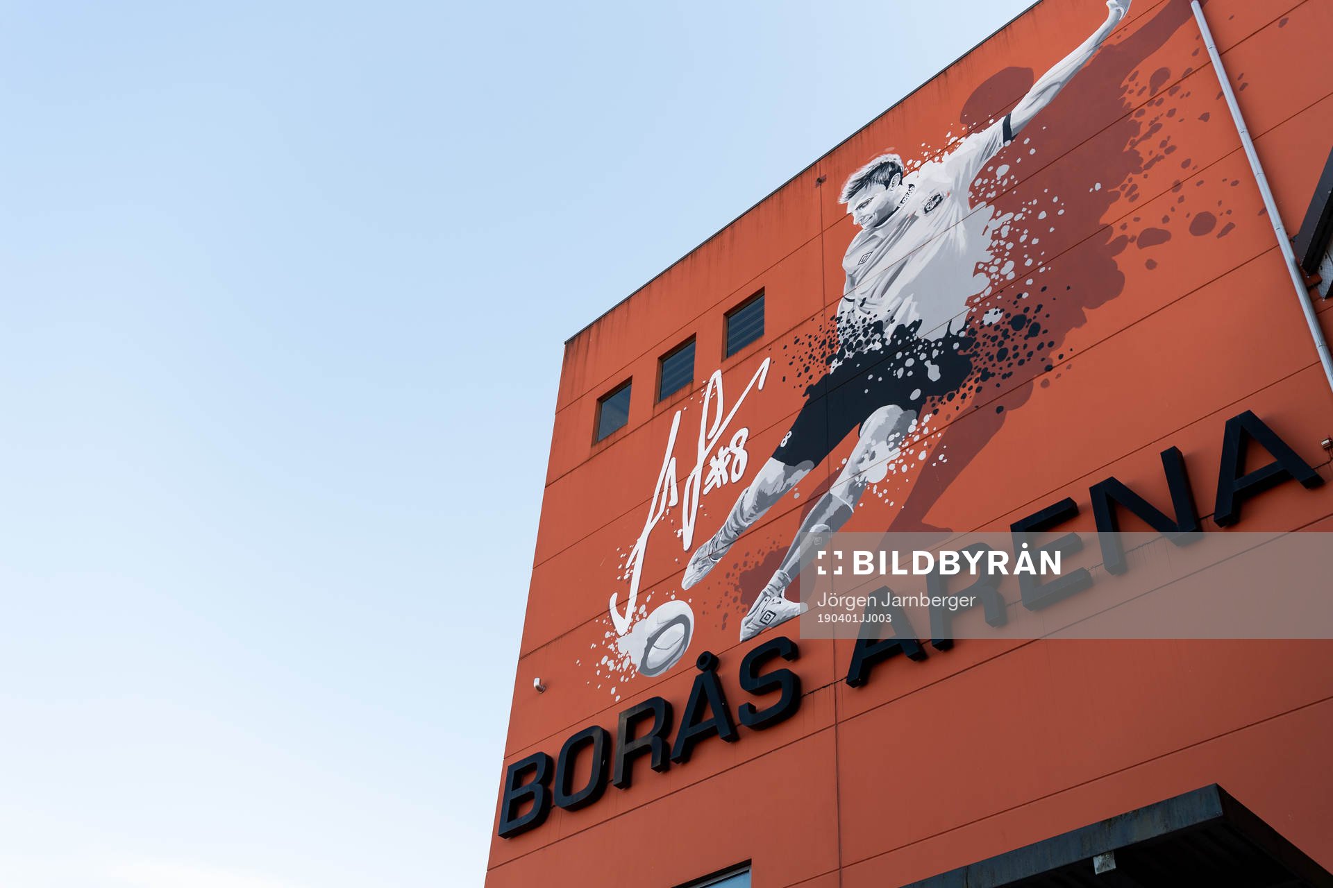 Exteriör på Borås arena