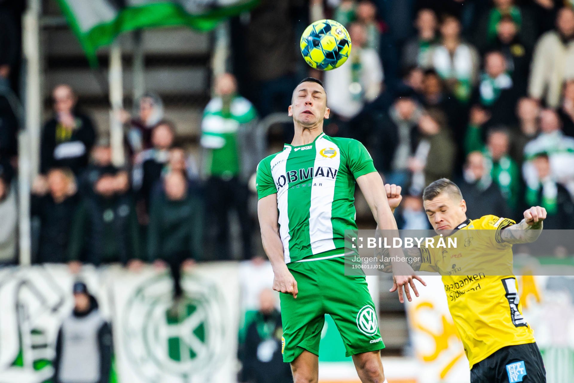 Hammarbys Nikola Djurdjic och Elfsborgs Samuel Holmén