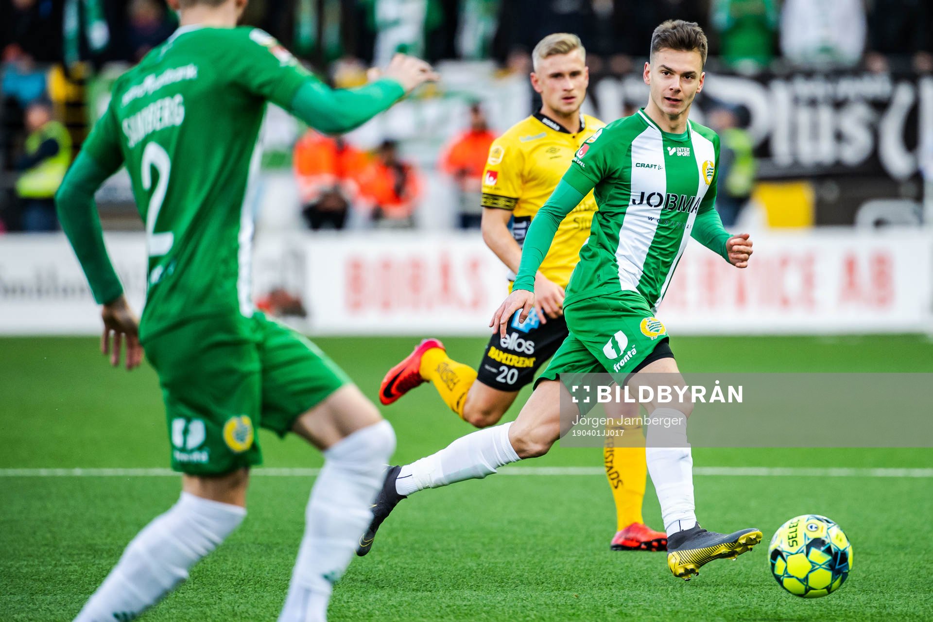 Hammarbys Alexander Kacaniklic och Elfsborgs Simon Strand