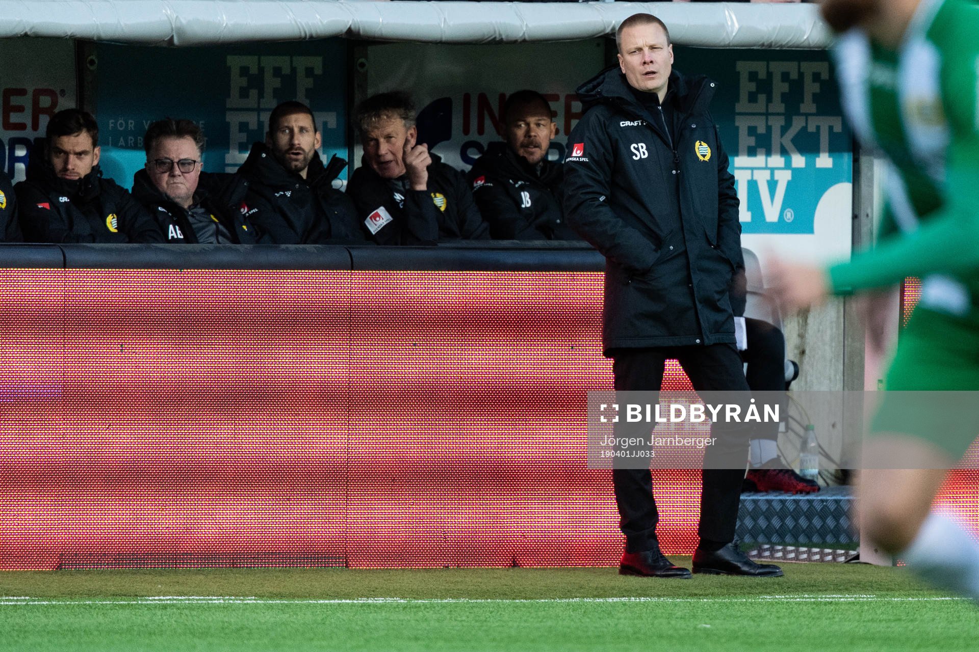 Hammarbys tränare Stefan Billborn
