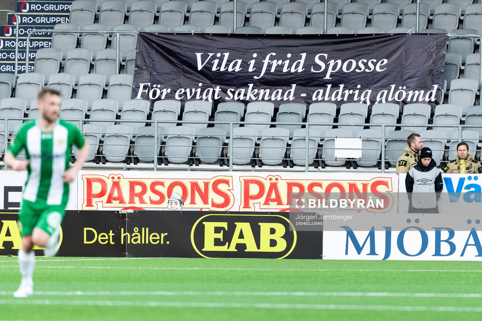 Banderoll på Hammarbys läktare