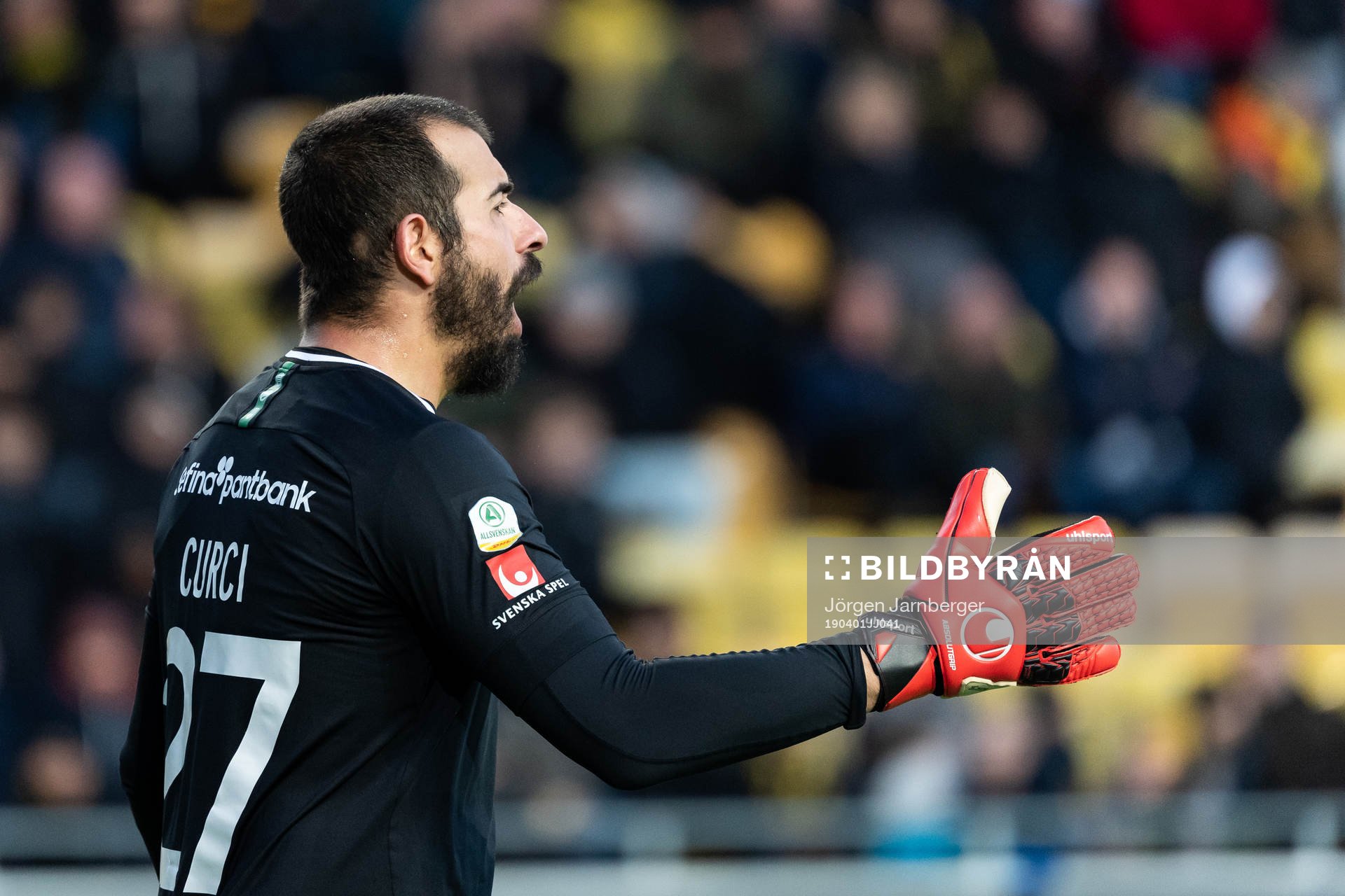 Hammarbys målvakt Gianluca Curci