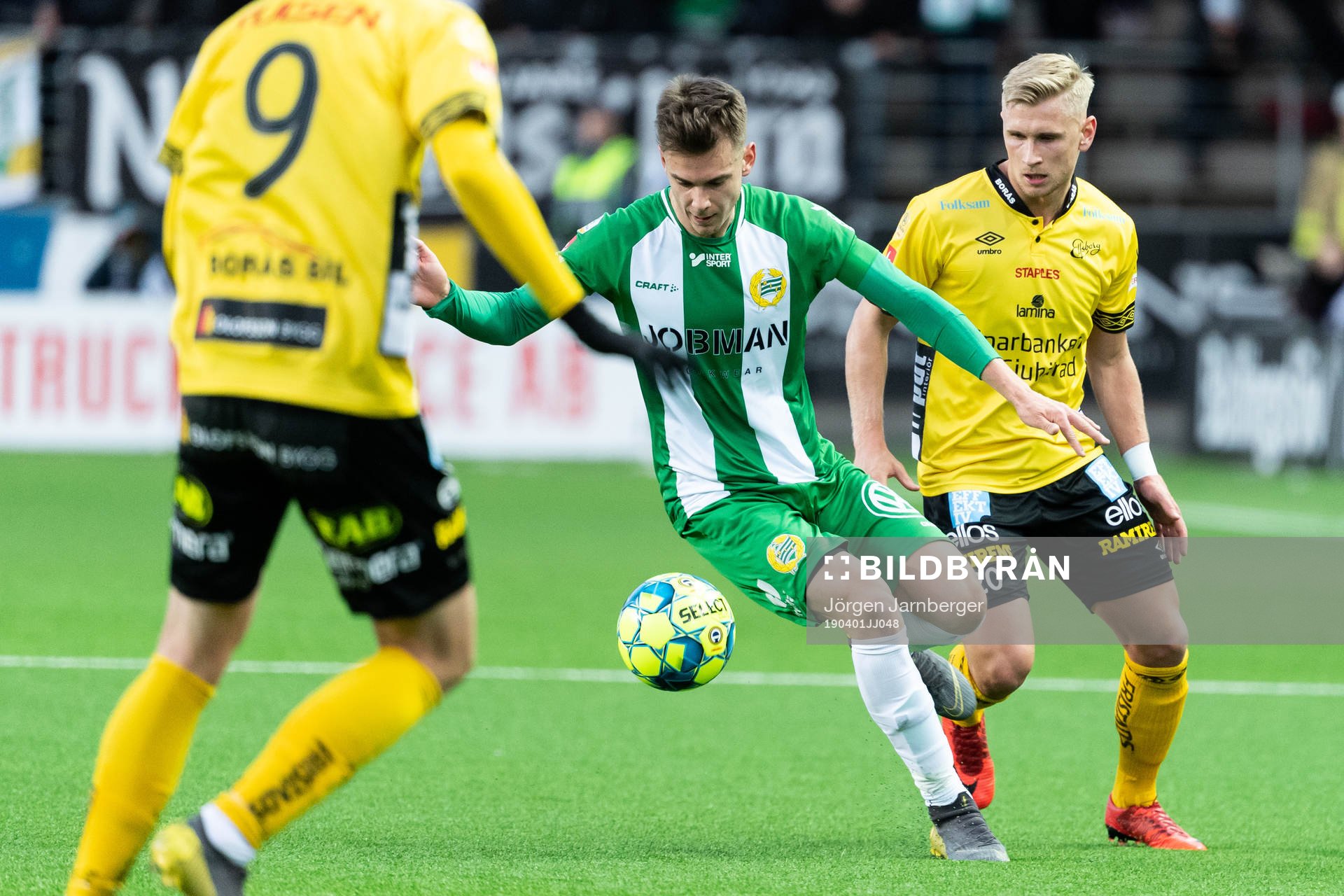 Hammarbys Alexander Kacaniklic och Elfsborgs Simon Strand