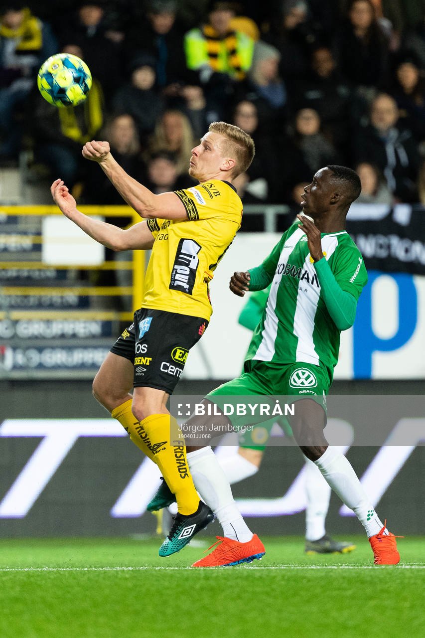 Elfsborgs Per Frick och Hammarbys Kossounou Odilon