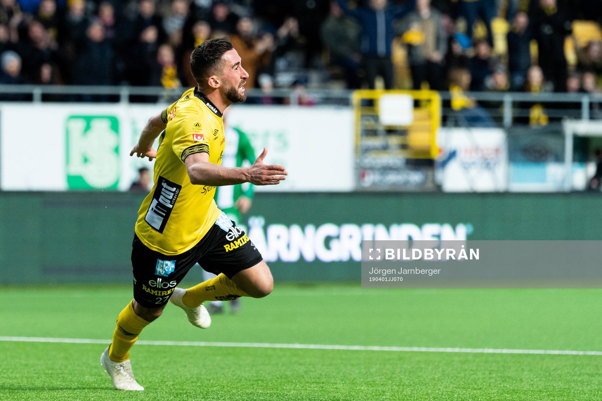 Elfsborgs Frederik Holst jublar