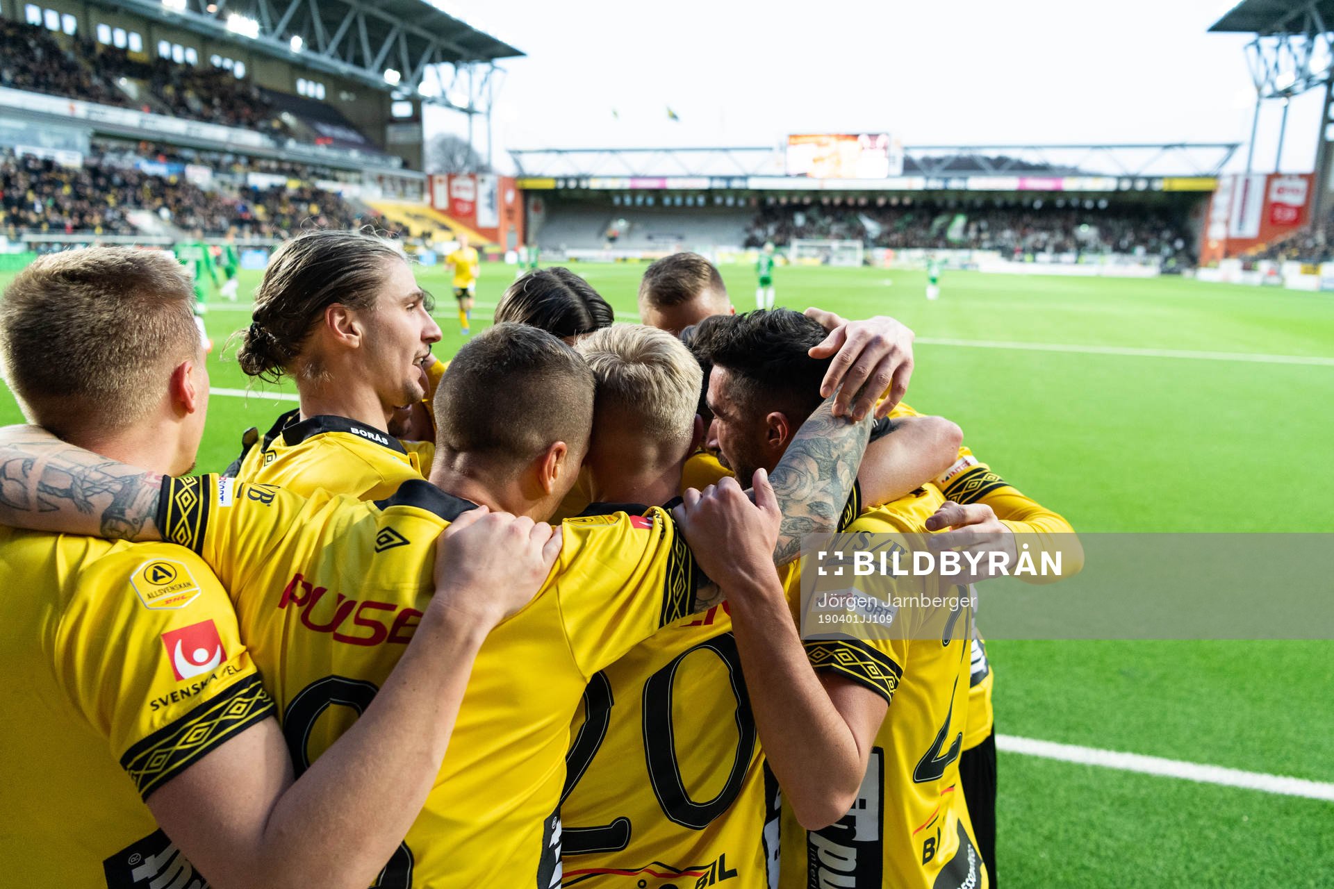 Elfsborgs spelare jublar