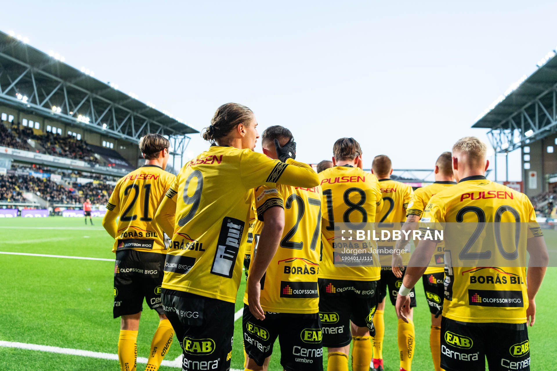 Elfsborgs spelare jublar