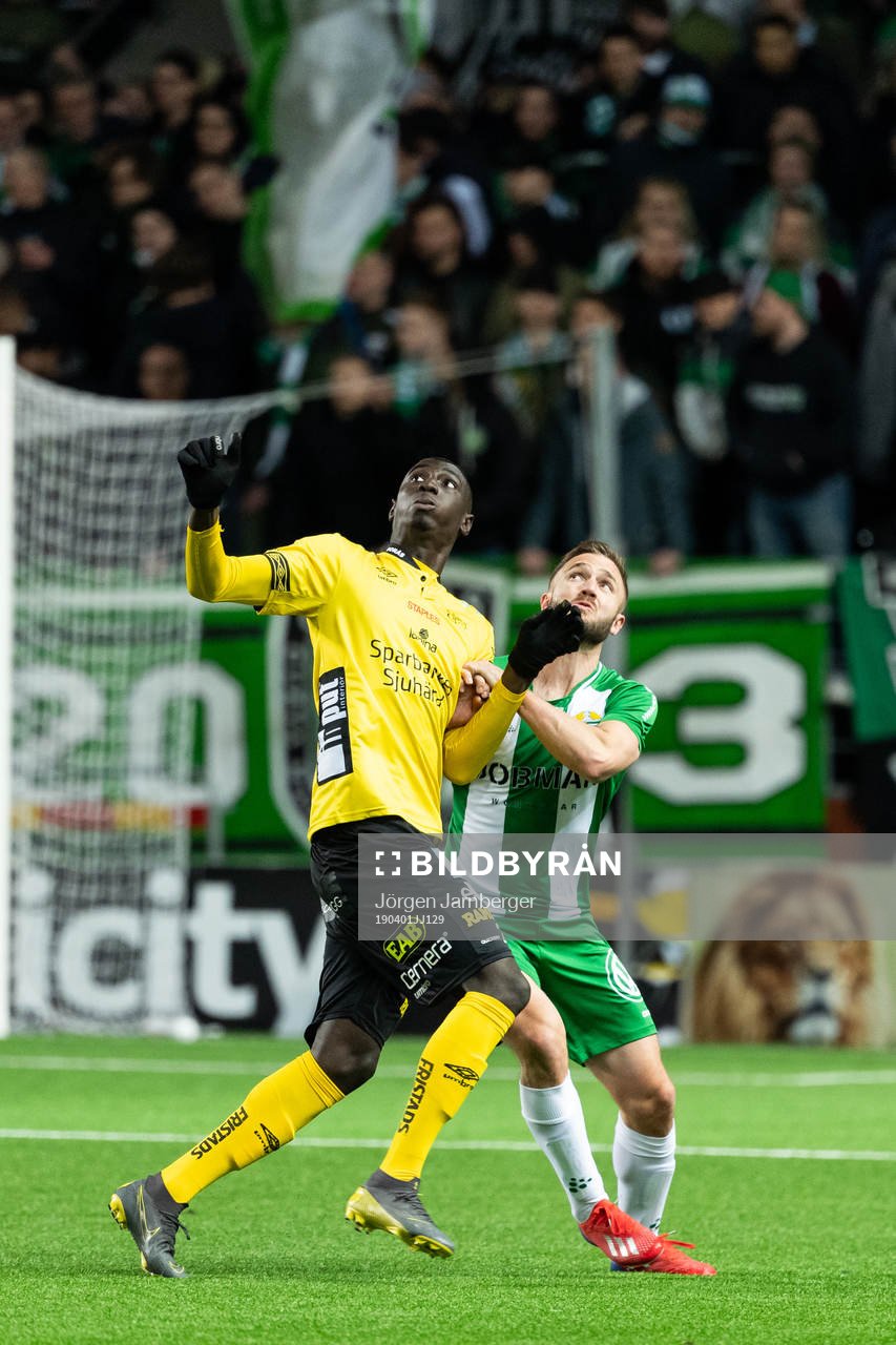 Hammarbys Mats Solheim och Elfsborgs Marokhy Ndione