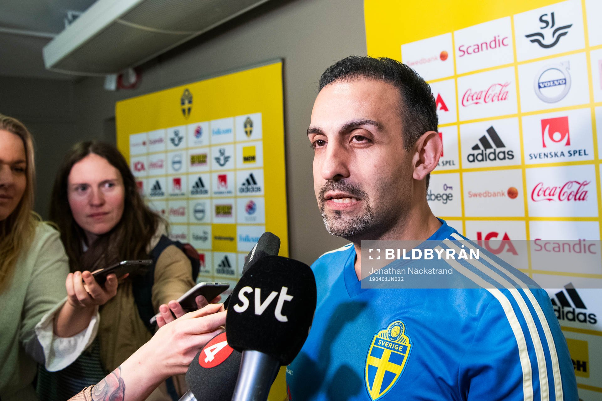 Sweden's national women's football team doctor Ali Kad