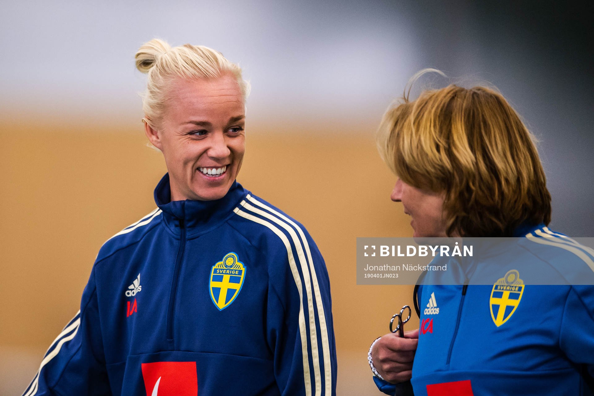 Caroline Seger of the Swedish women national football team