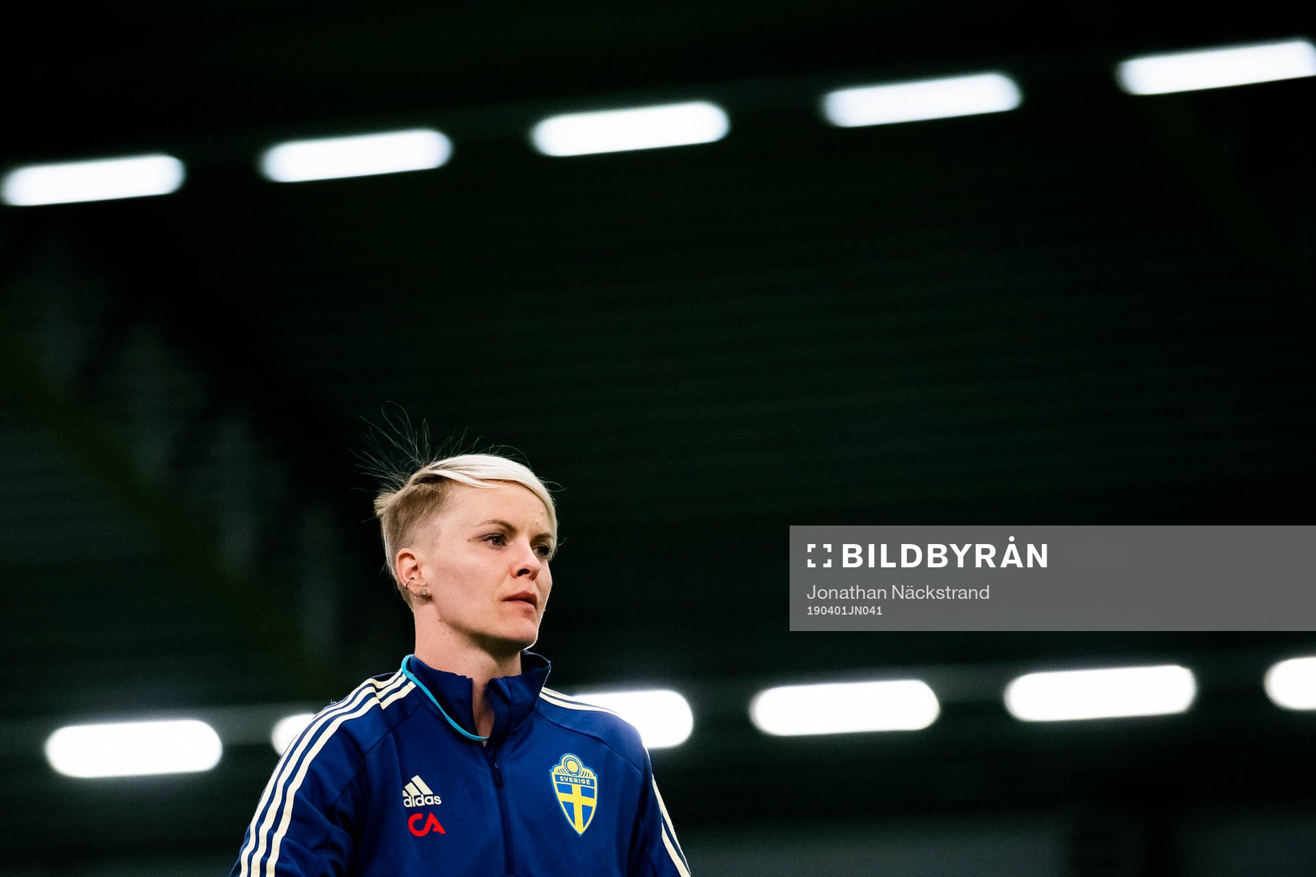 Nilla Fischer of the Swedish women national football team