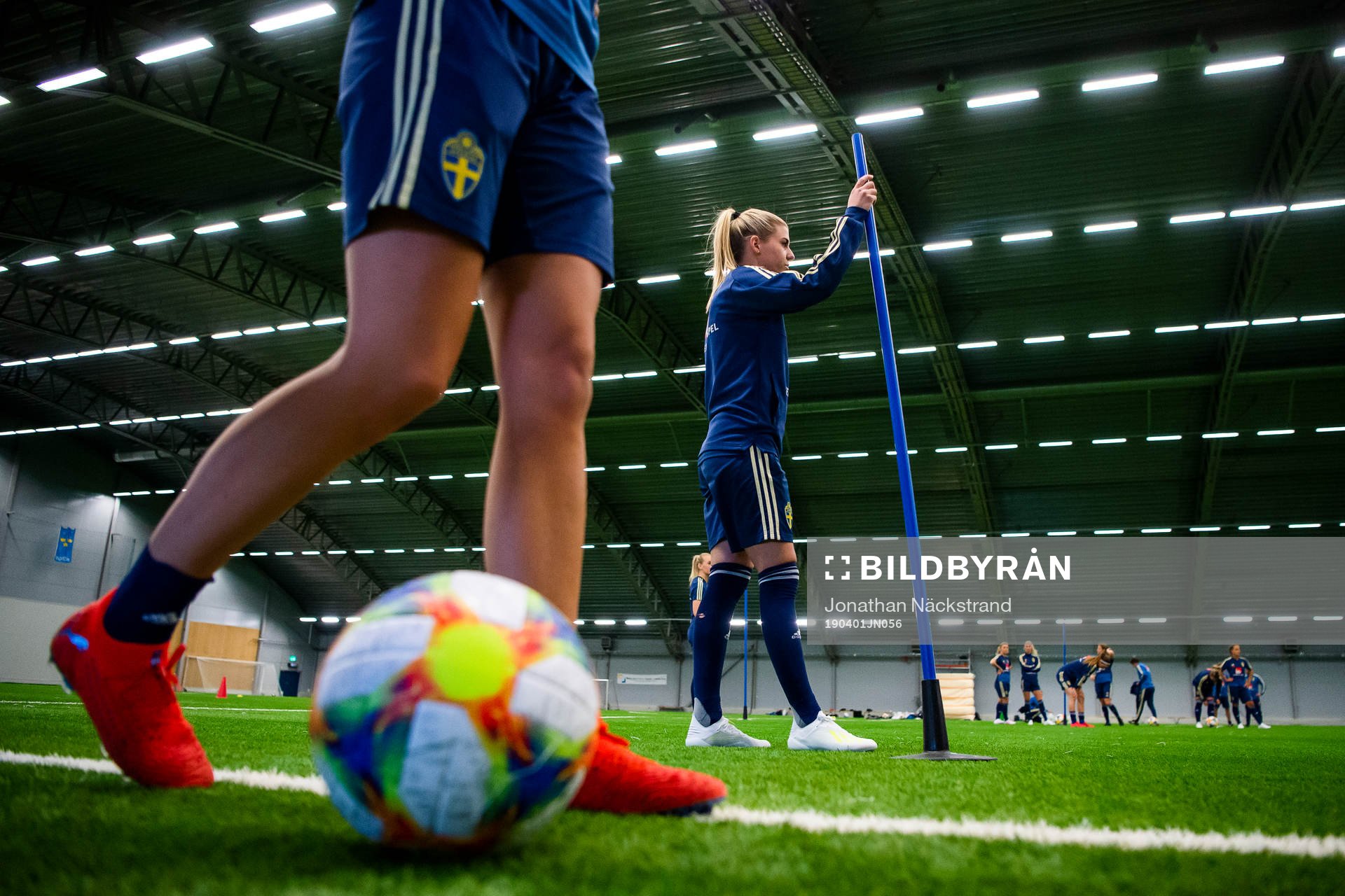 Players of the Swedish women national football team