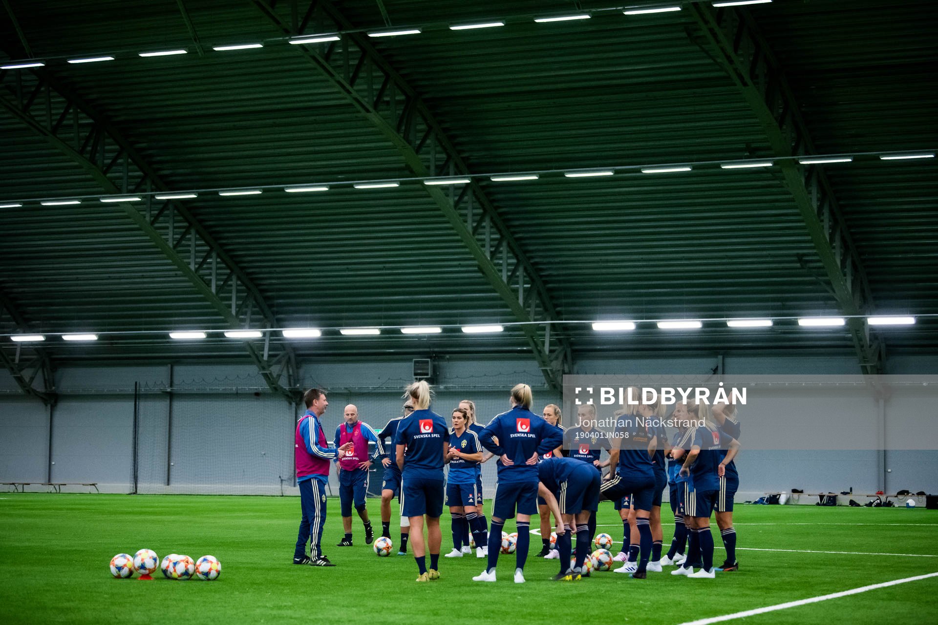 Players of the Swedish women national football team
