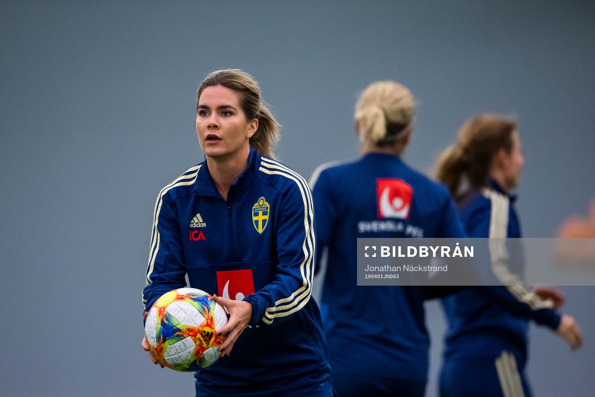 Hanna Folkesson of the Swedish women national football team