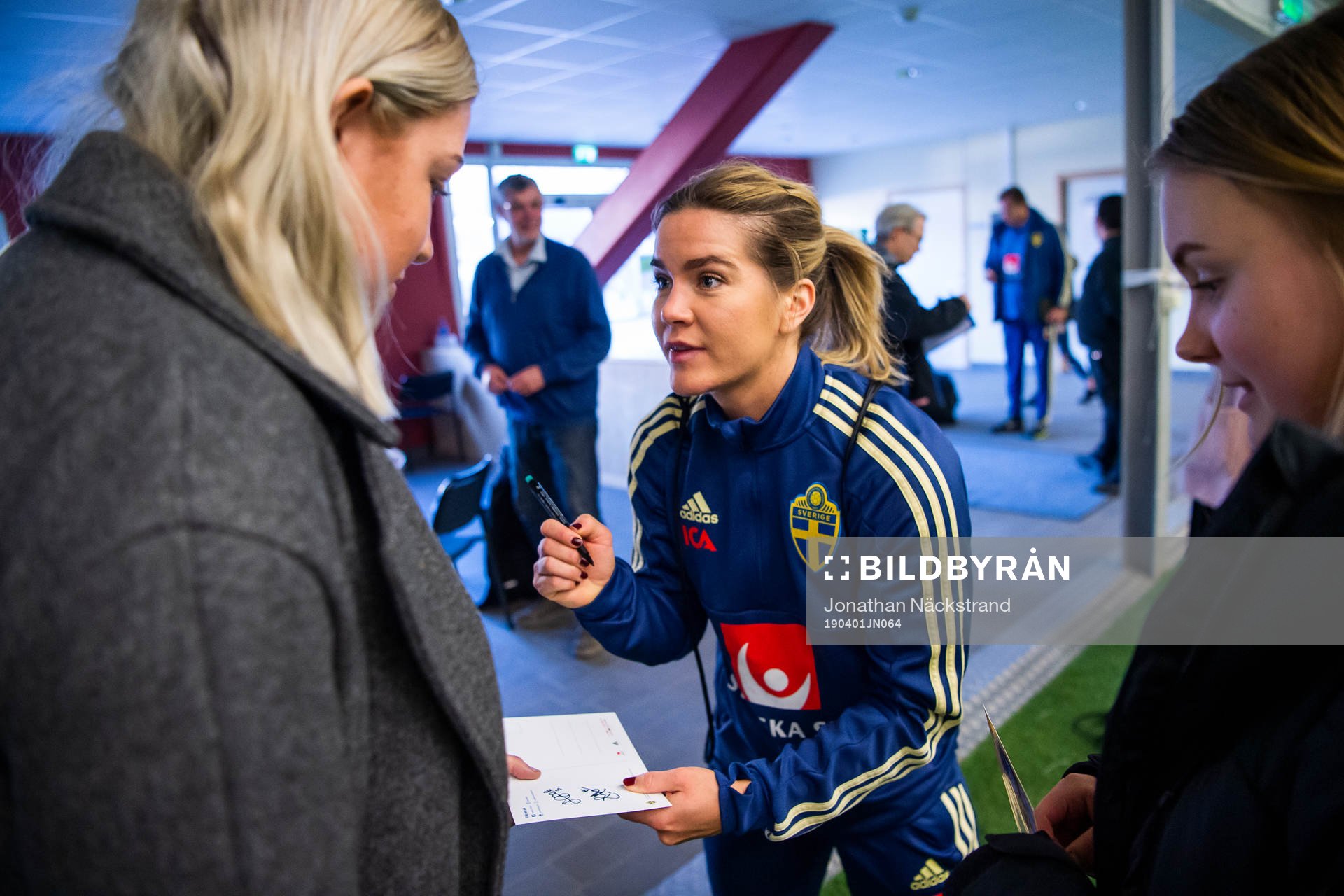 Hanna Folkesson of the Swedish women national football team