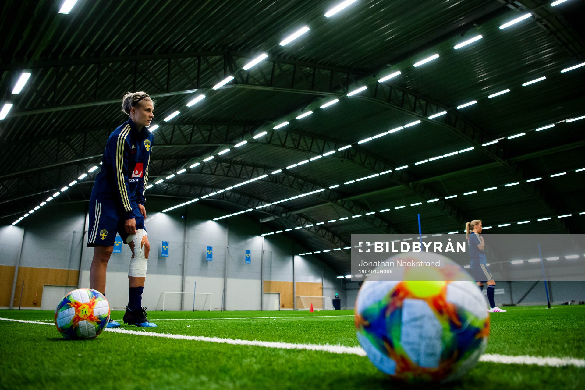 Lina Hurtig of the Swedish women national football team