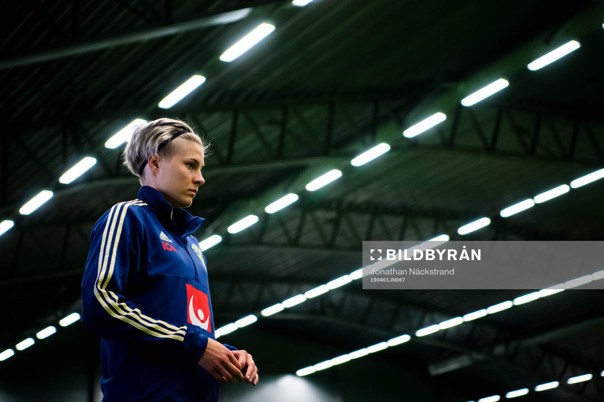 Lina Hurtig of the Swedish women national football team