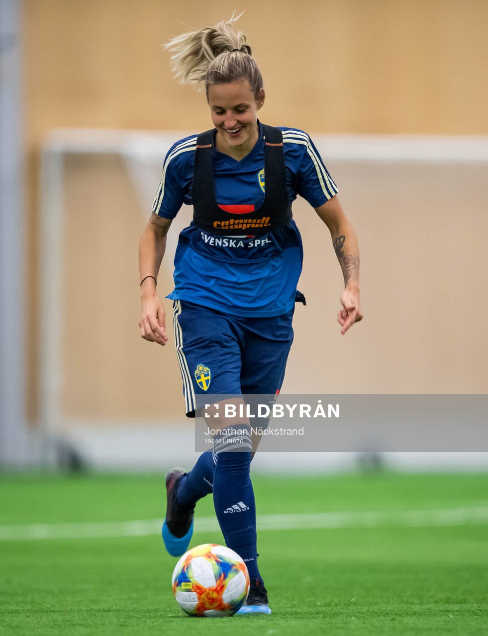 Sweden's Nathalie Björn of the Swedish women national
