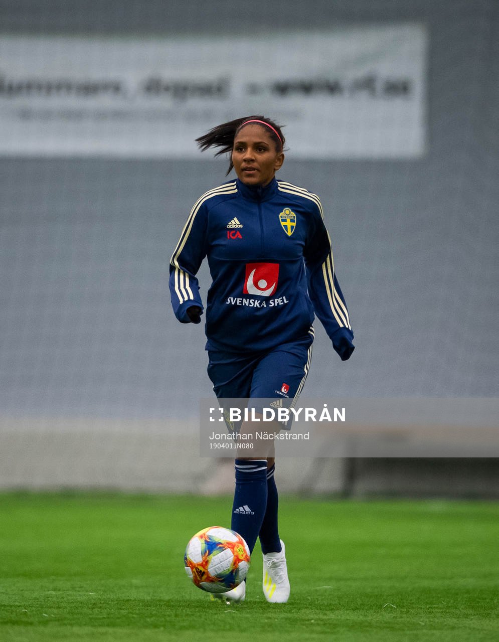Madelen Janogy of the Swedish women national football team