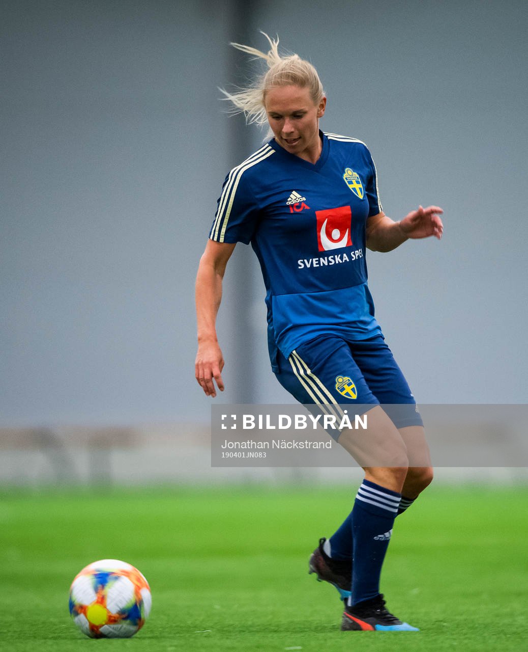 Jonna Andersson of the Swedish women national football team