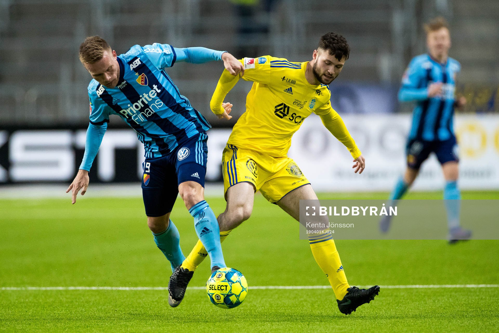 Djurgårdens Nicklas Bärkroth och Sundsvalls Jonathan