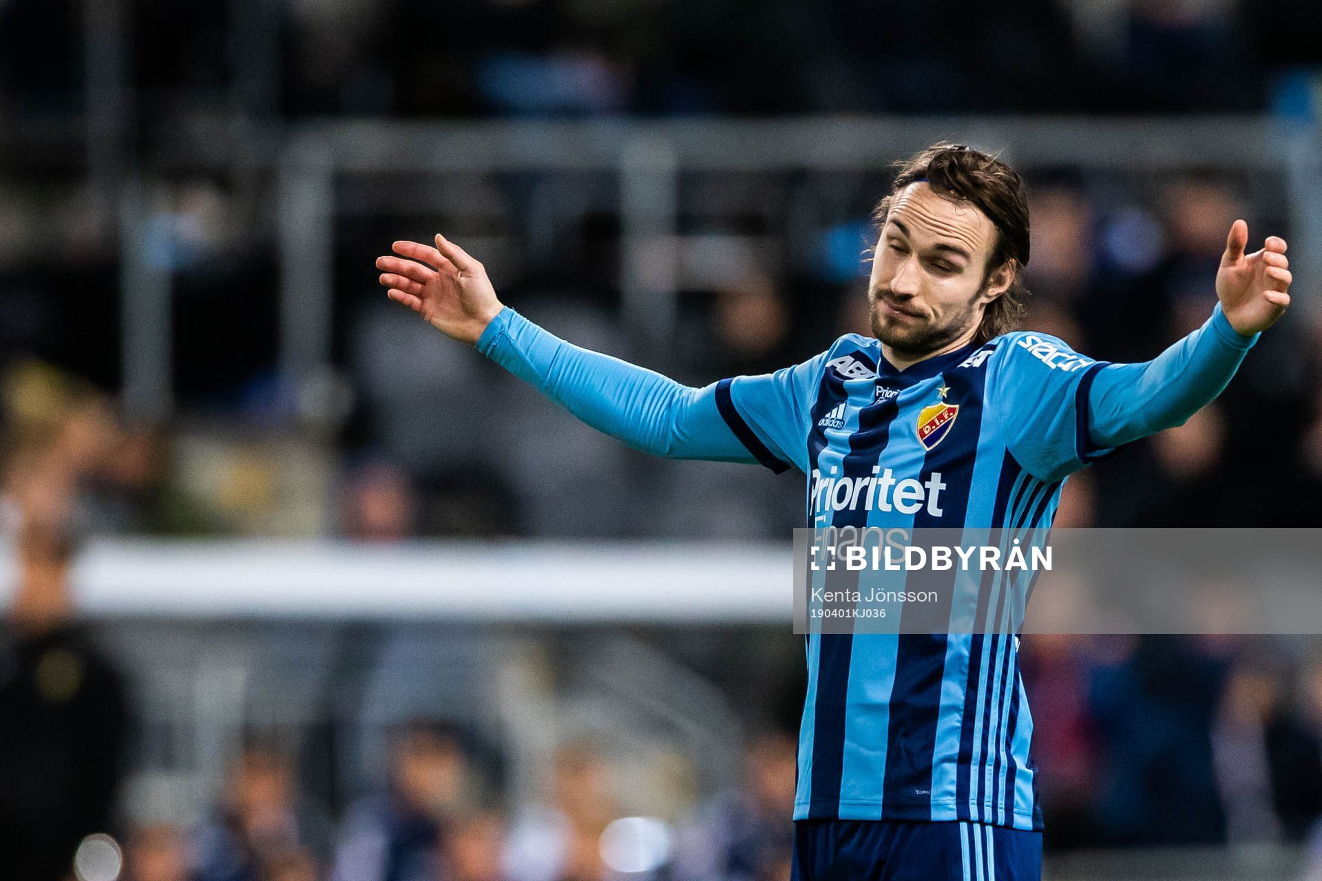 Djurgårdens Kevin Walker deppar