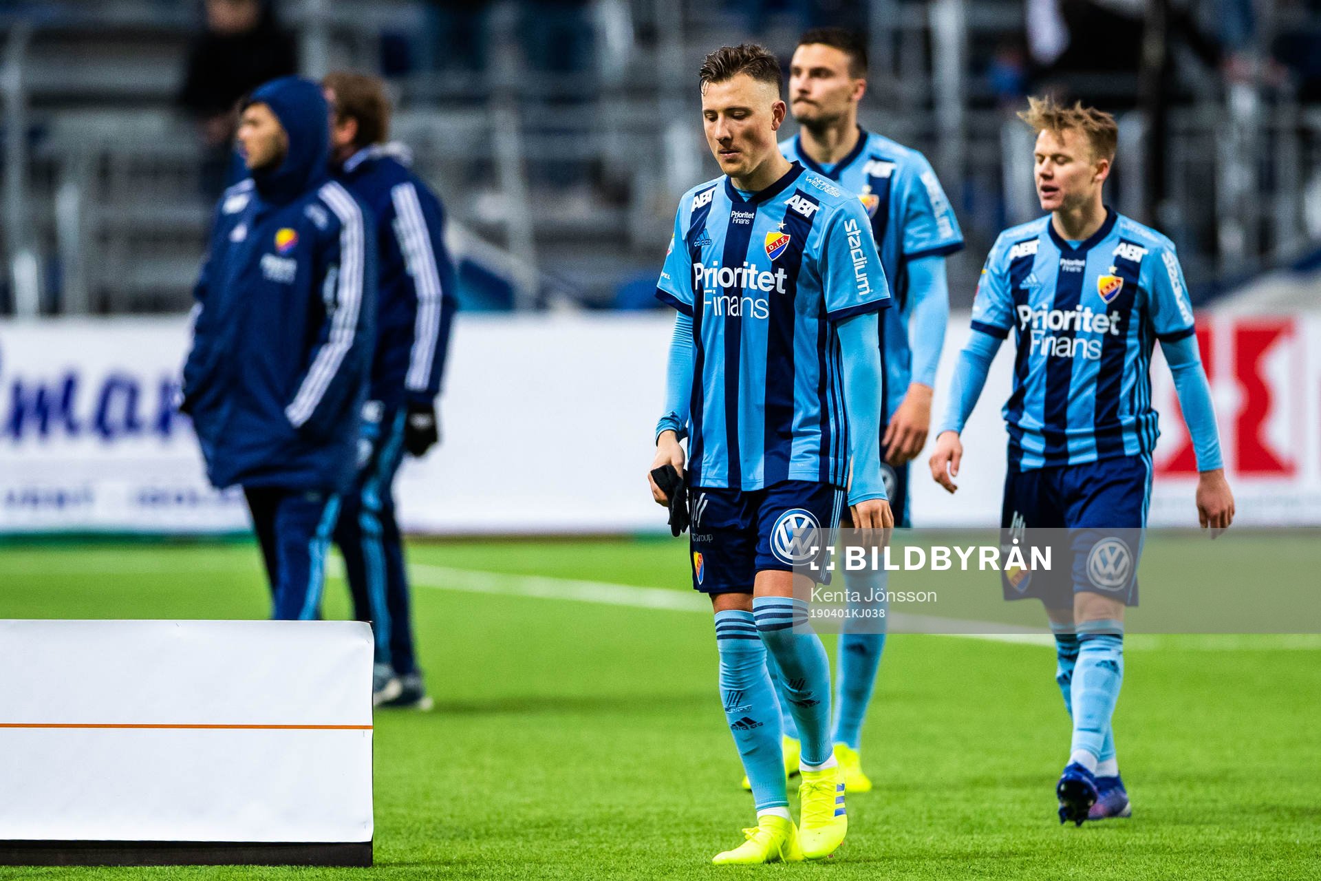 Djurgårdens spelare deppar