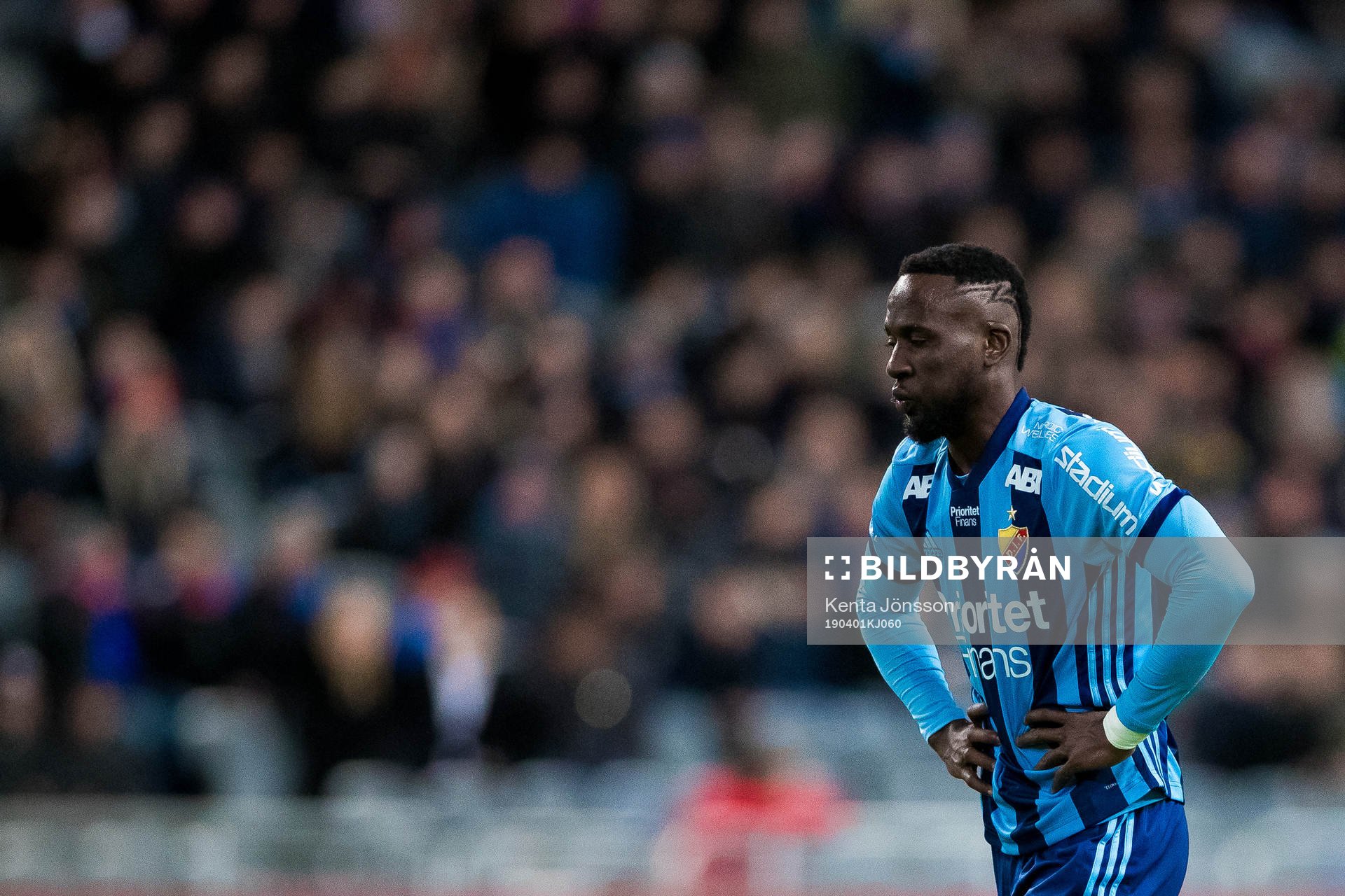Djurgårdens Mohamed Buya Turay deppar