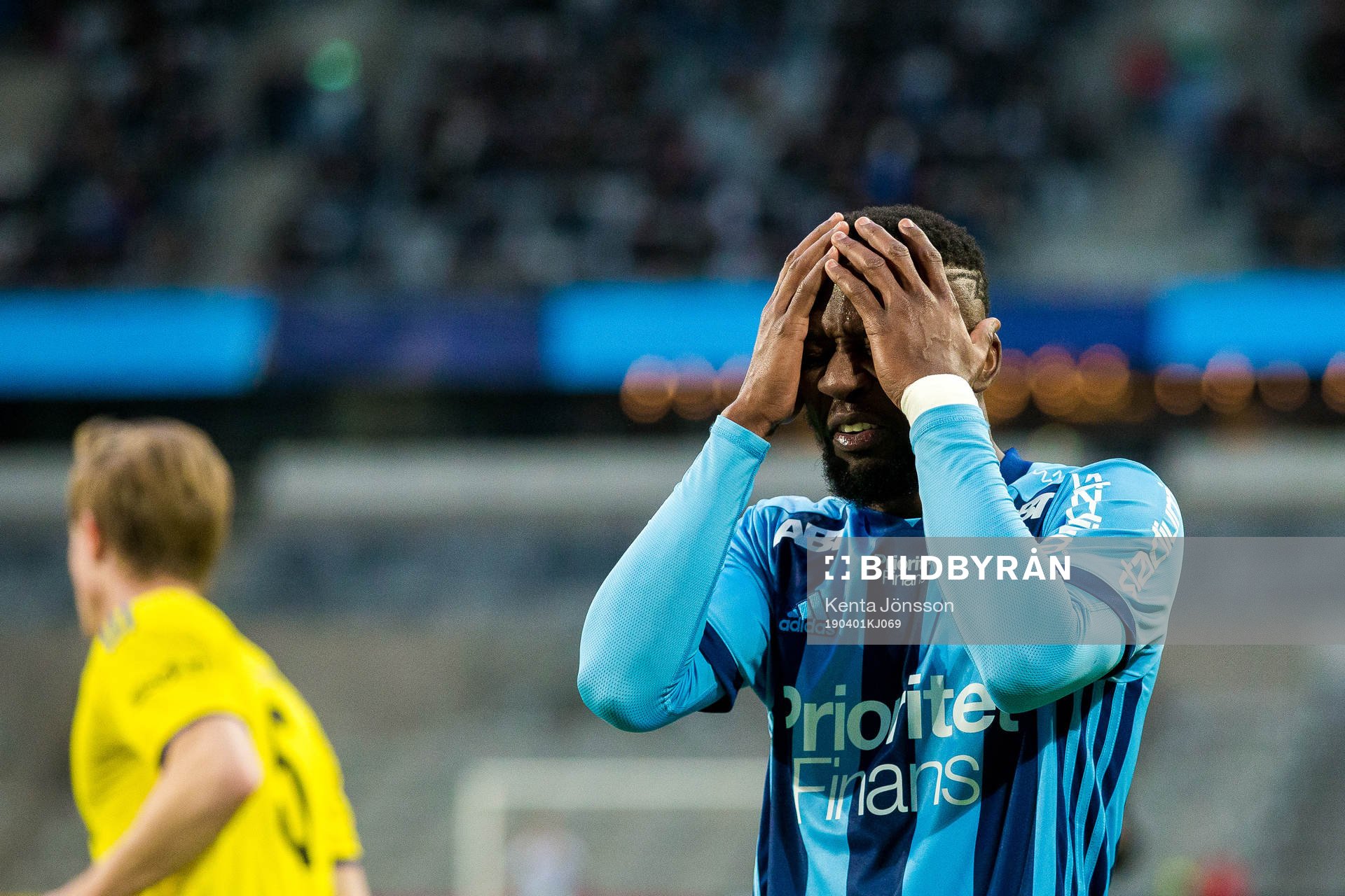 Djurgårdens Mohamed Buya Turay deppar