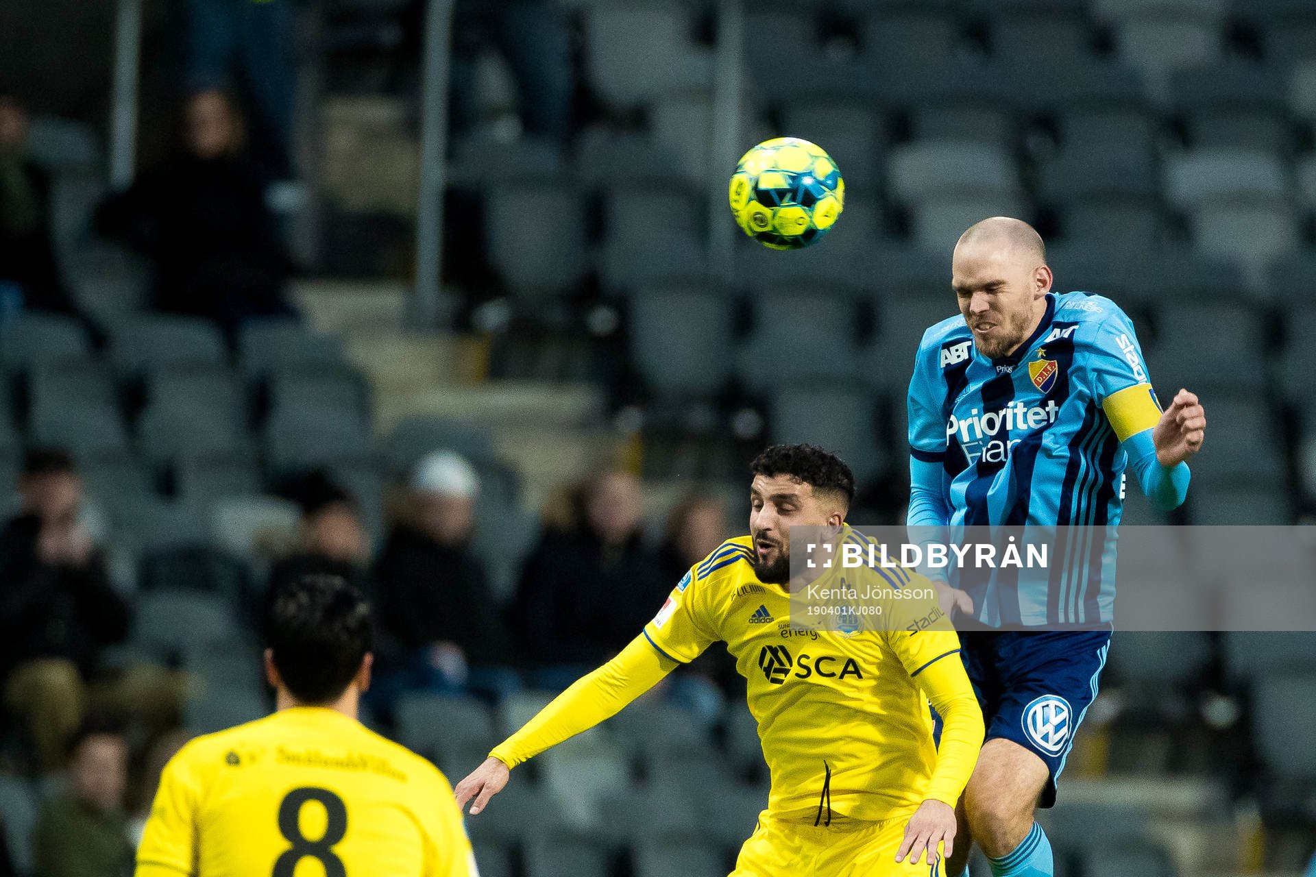Djurgårdens Marcus Danielson och Sundsvalls Omar Eddahri