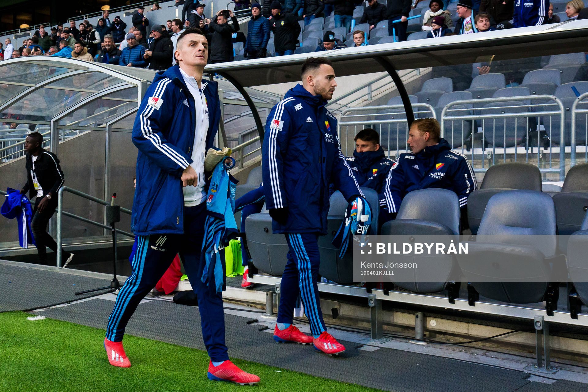Djurgårdens Haris Radetinac med Dzenis Kozica