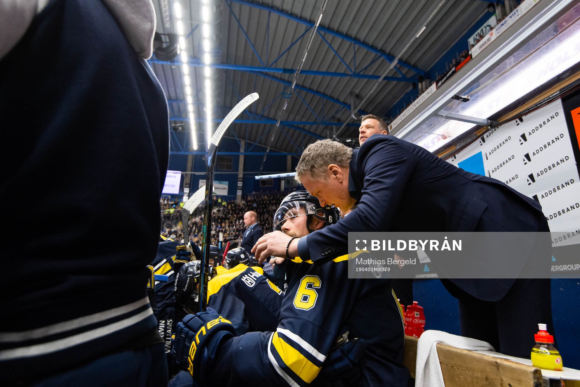 s Christoffer Persson och tränare Stephan Lundh
