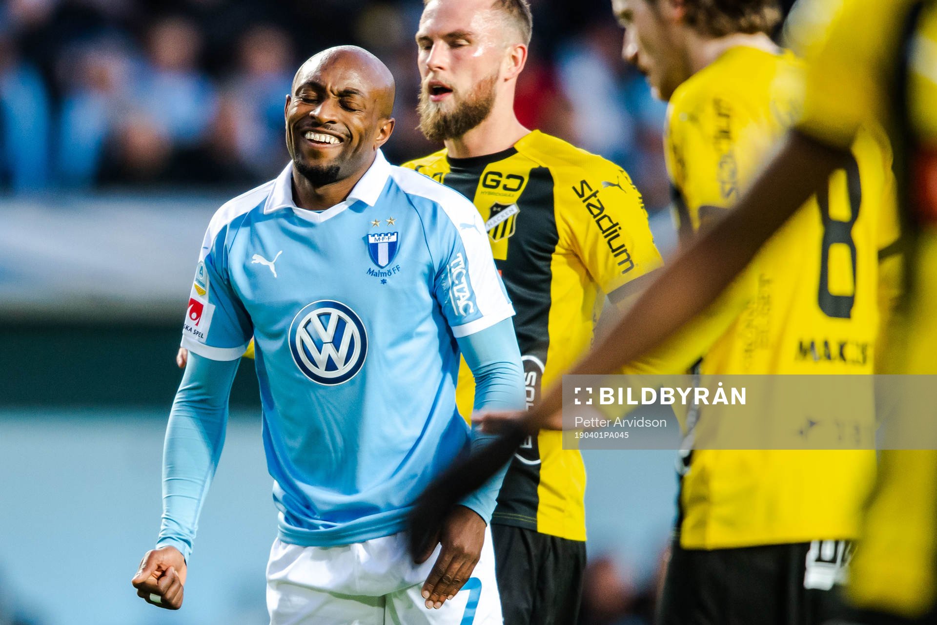 Malmö FFs Fouad Bachirou deppar