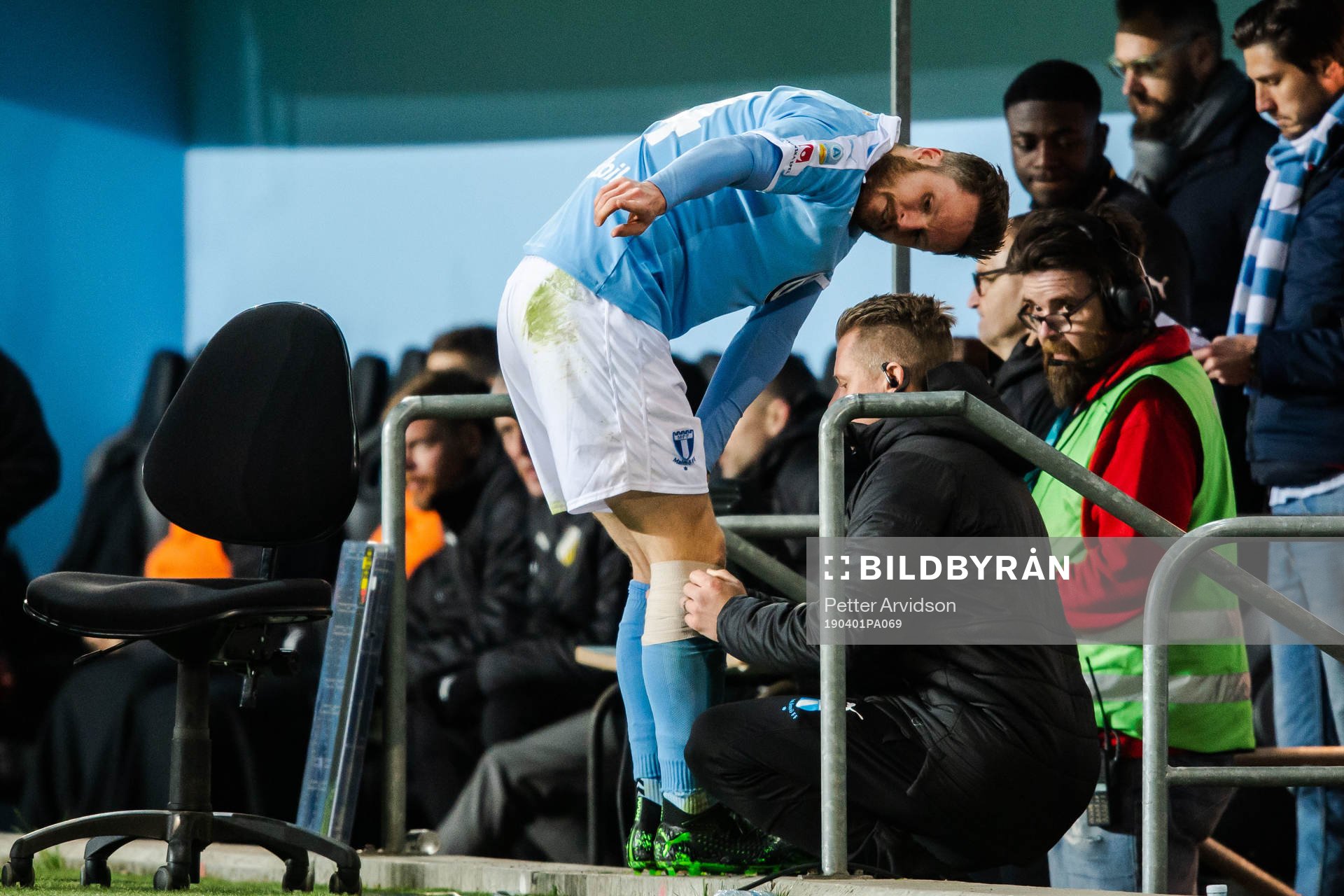 Malmö FFs Lasse Nielsen får vård